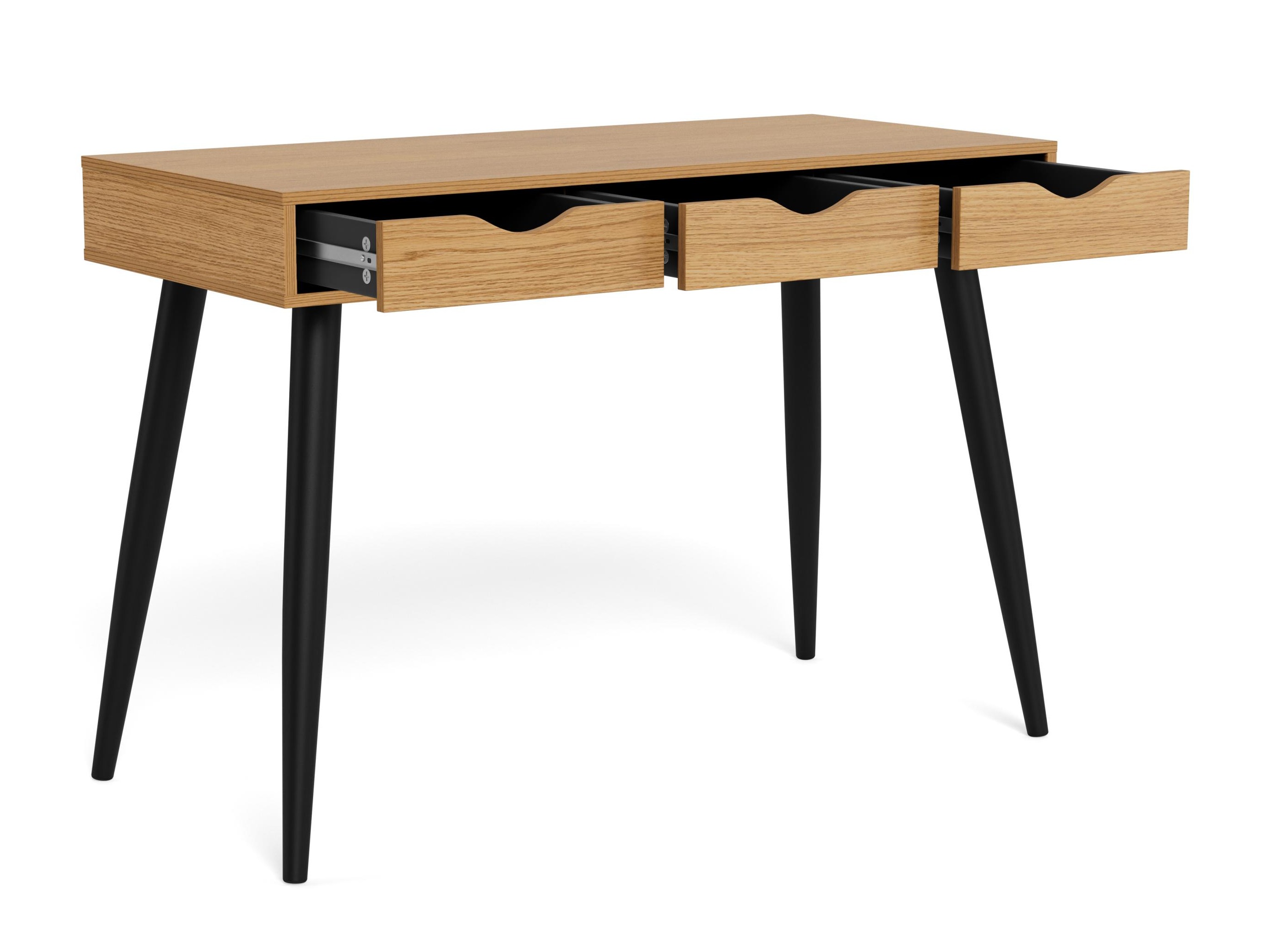 Birou Norsica 113 (Stejar natur + Negru)