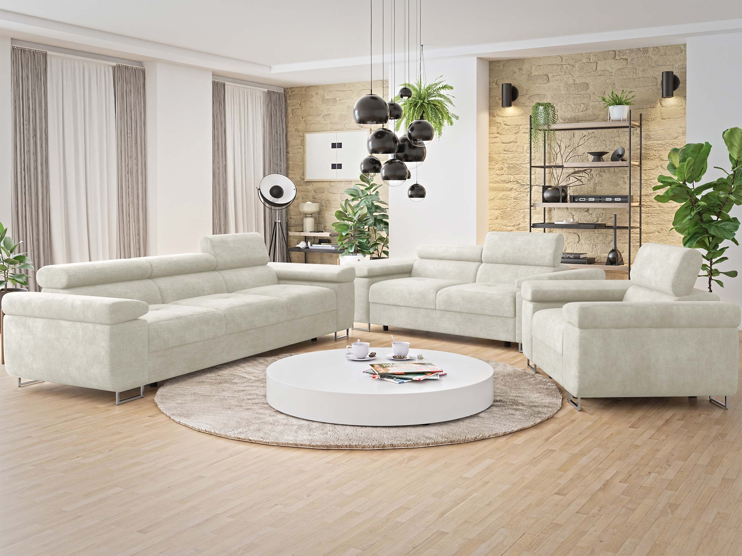 Set mobilier tapițat Comfivo Vinetum (Lumo 55)
