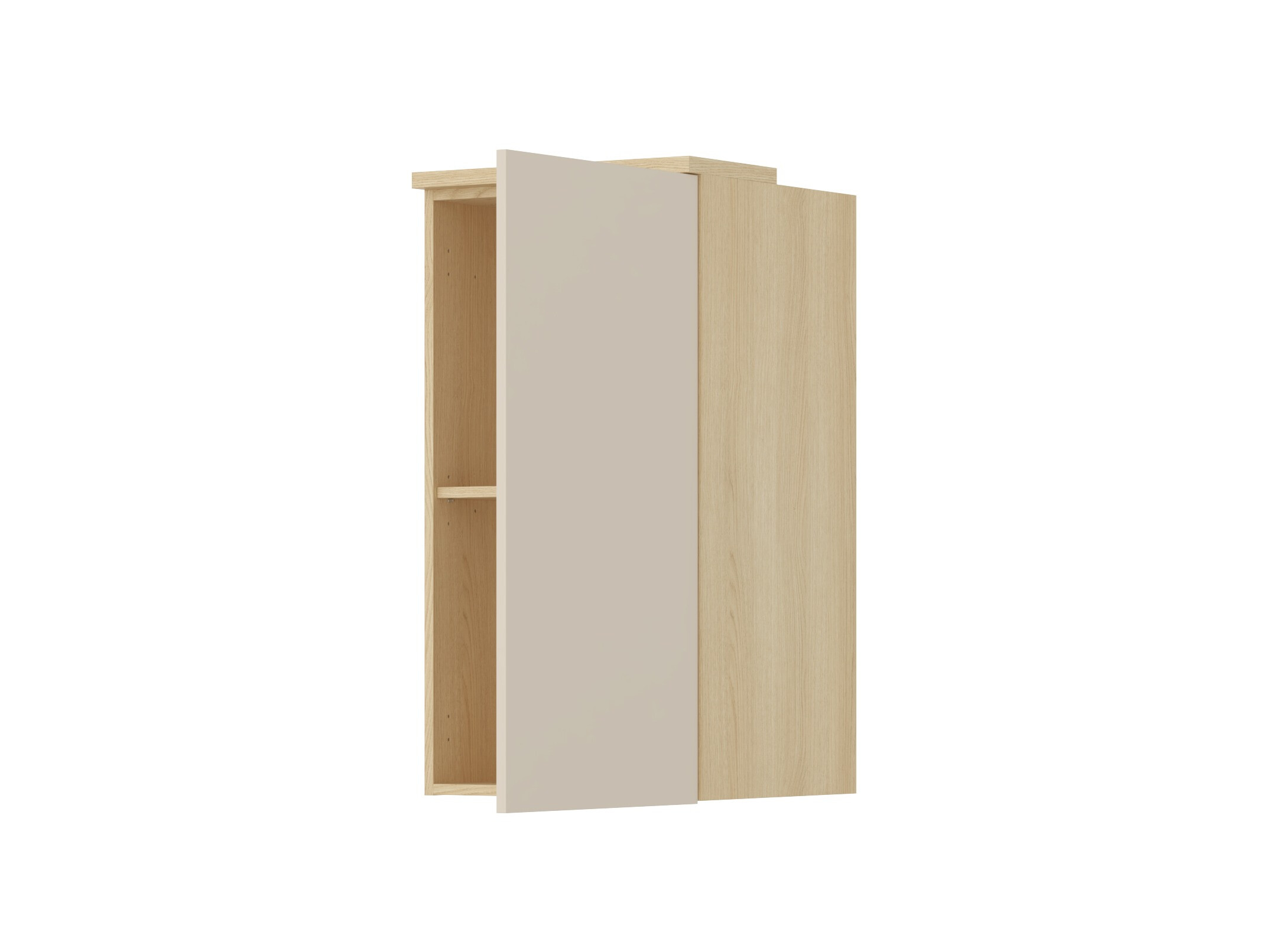 Dulap de perete Nolcala 102 (Stejar + Bej)