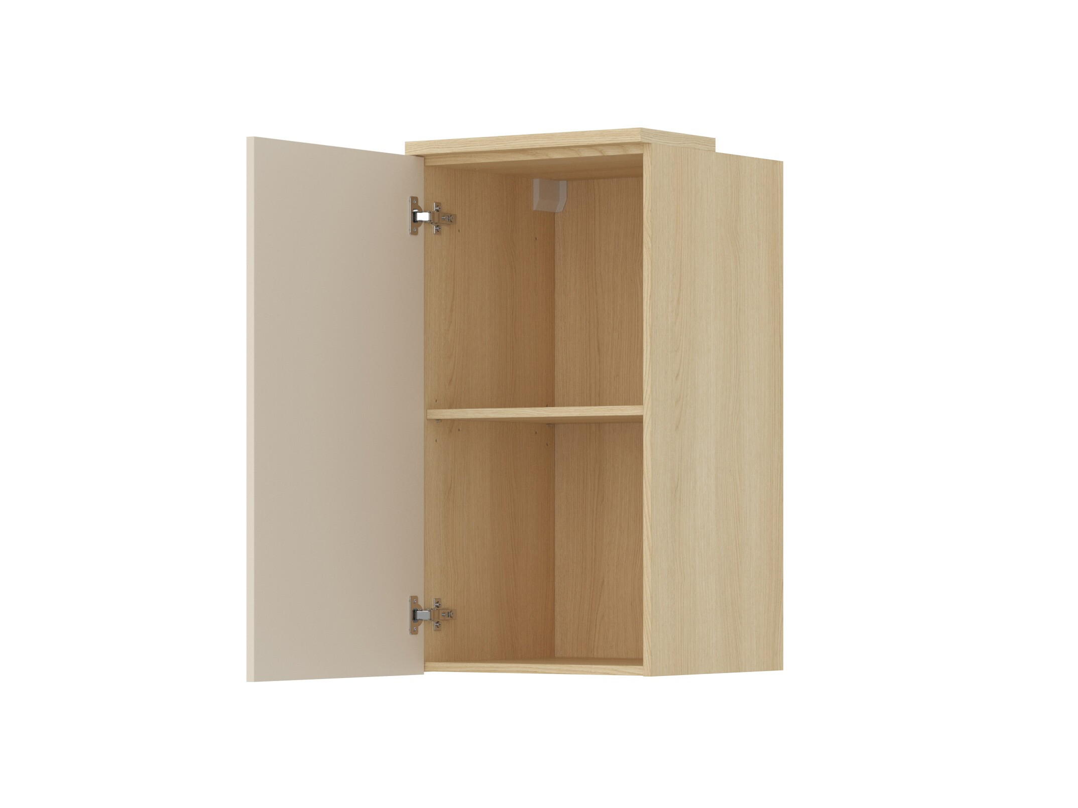 Dulap de perete Nolcala 102 (Stejar + Bej)