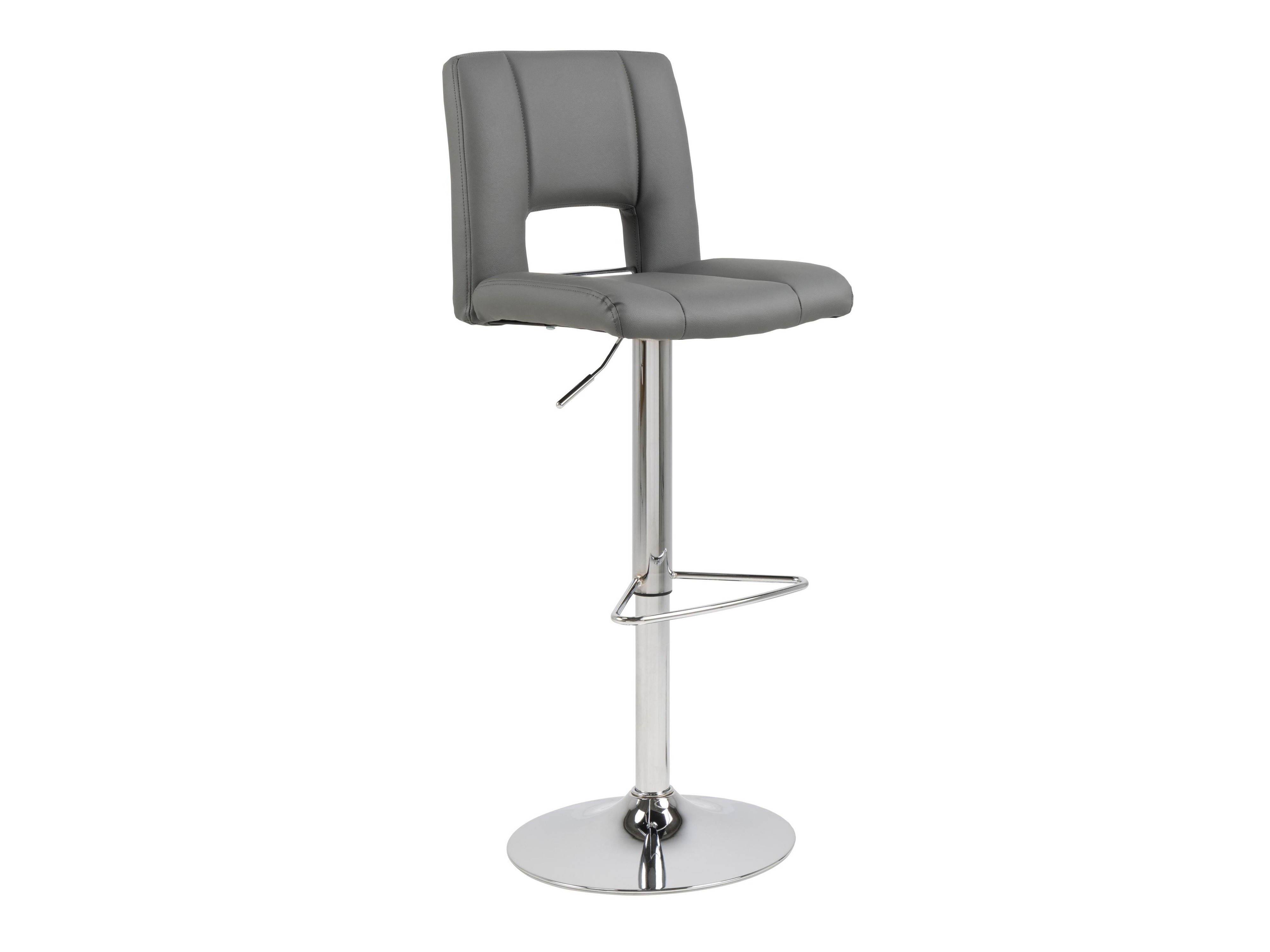 Scaun de bar Norsica 145 (Gri + Argint)