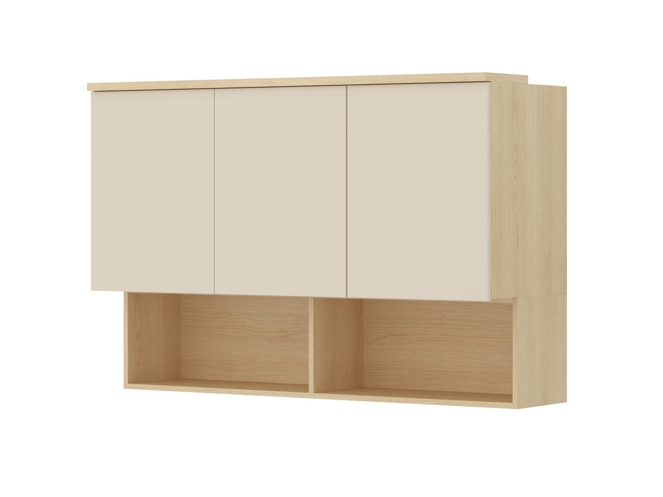 Dulap de perete Nolcala 104 (Stejar + Bej)