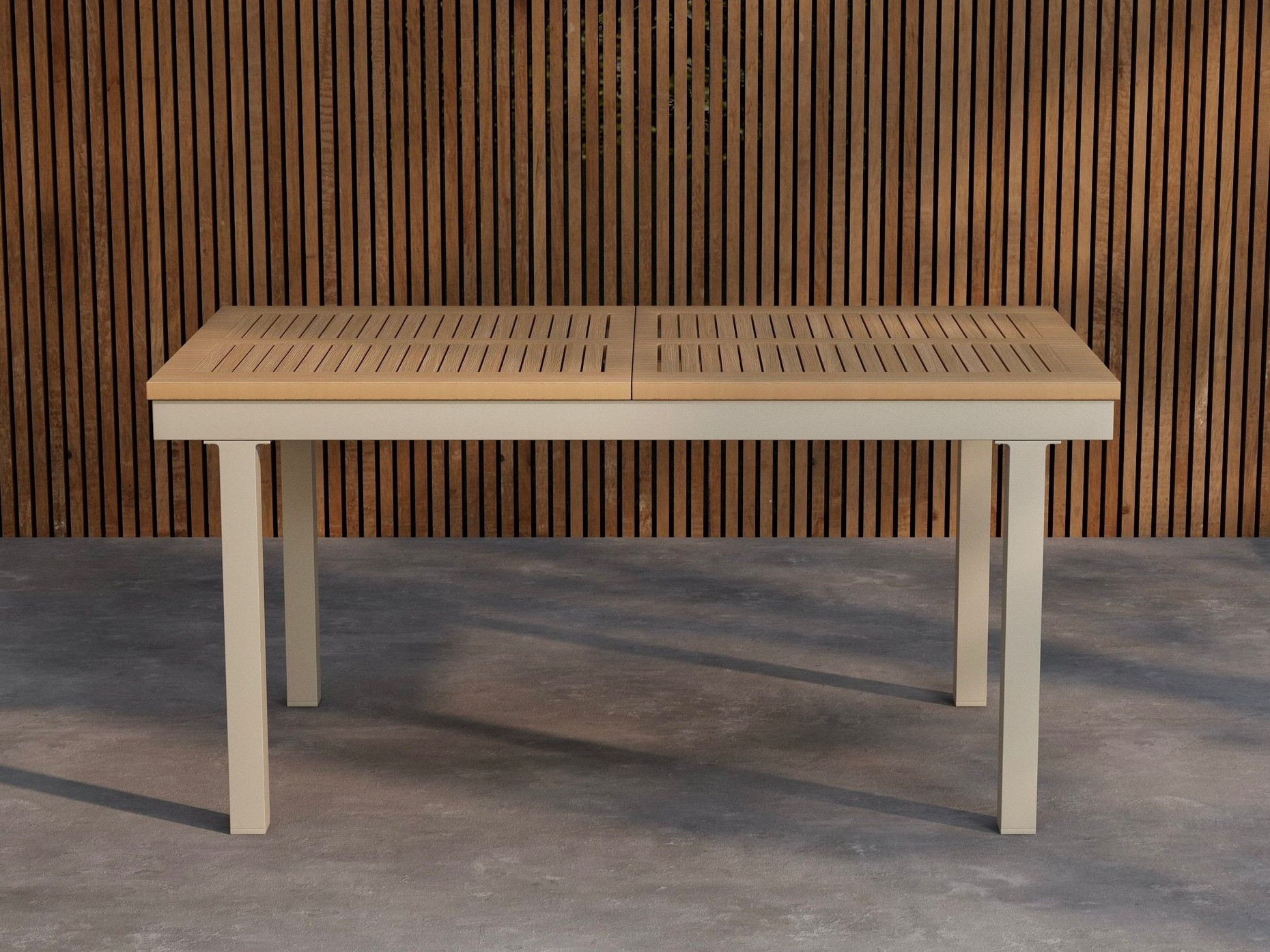 Masă de exterior Dallas 809 (Teak + Bej)
