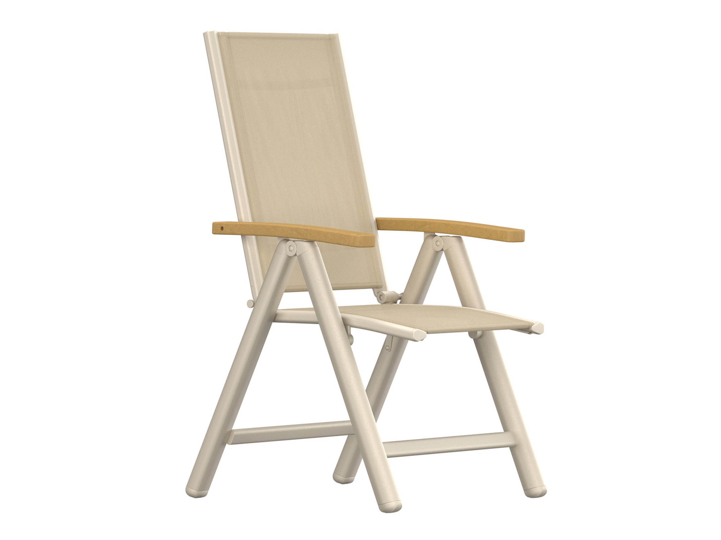 Scaun de exterior Dallas 2848 (Bej + Teak)