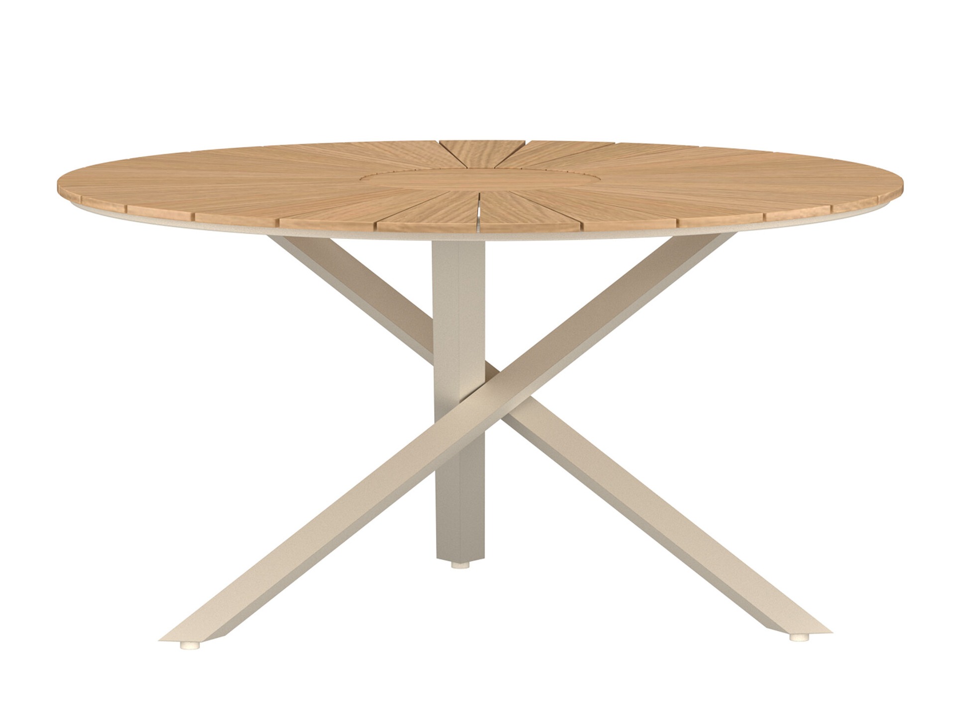 Masă de exterior Dallas 5223 (Bej + Teak)