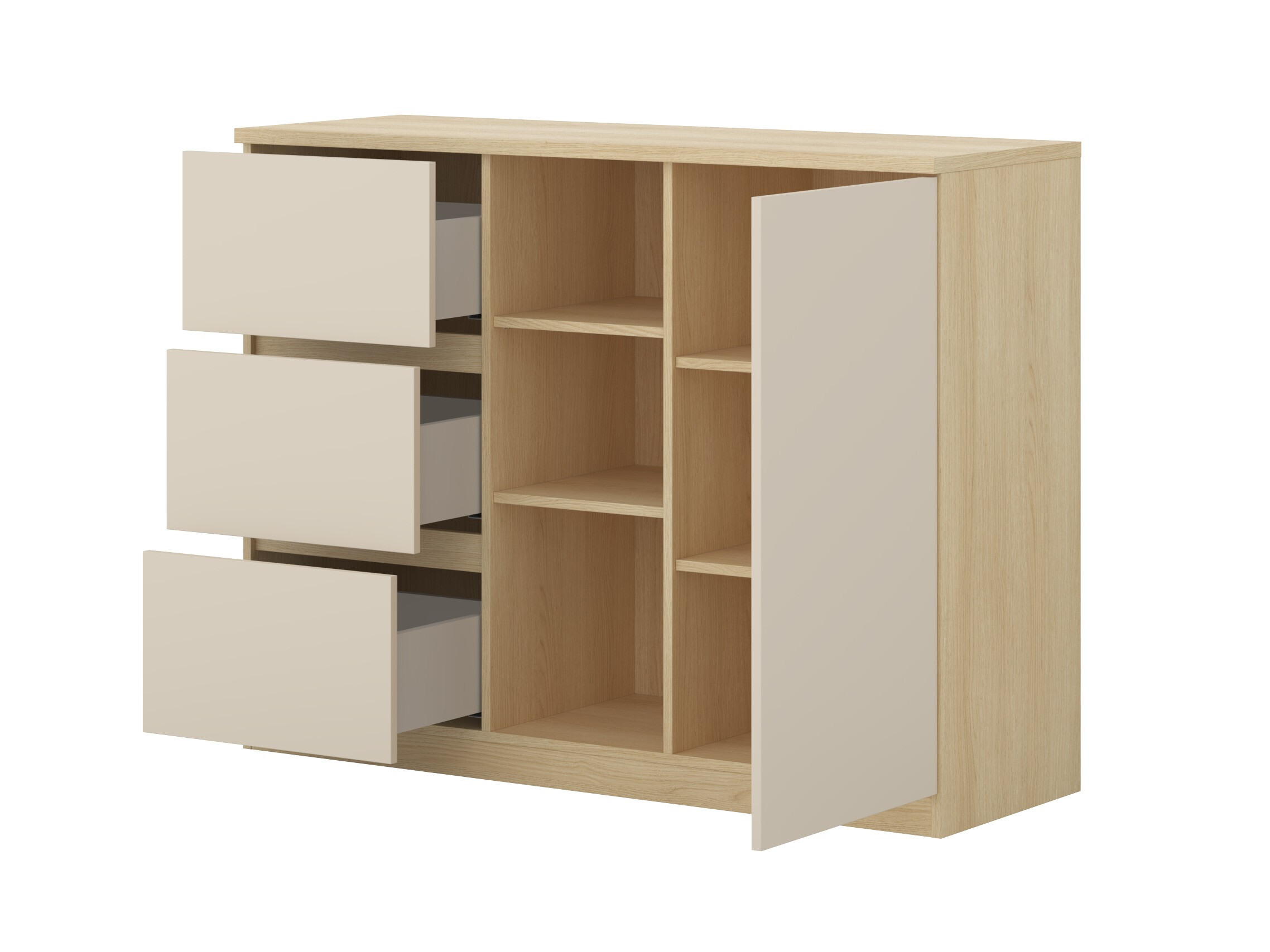 Set de mobilier Nolcala 123 (Stejar + Bej)