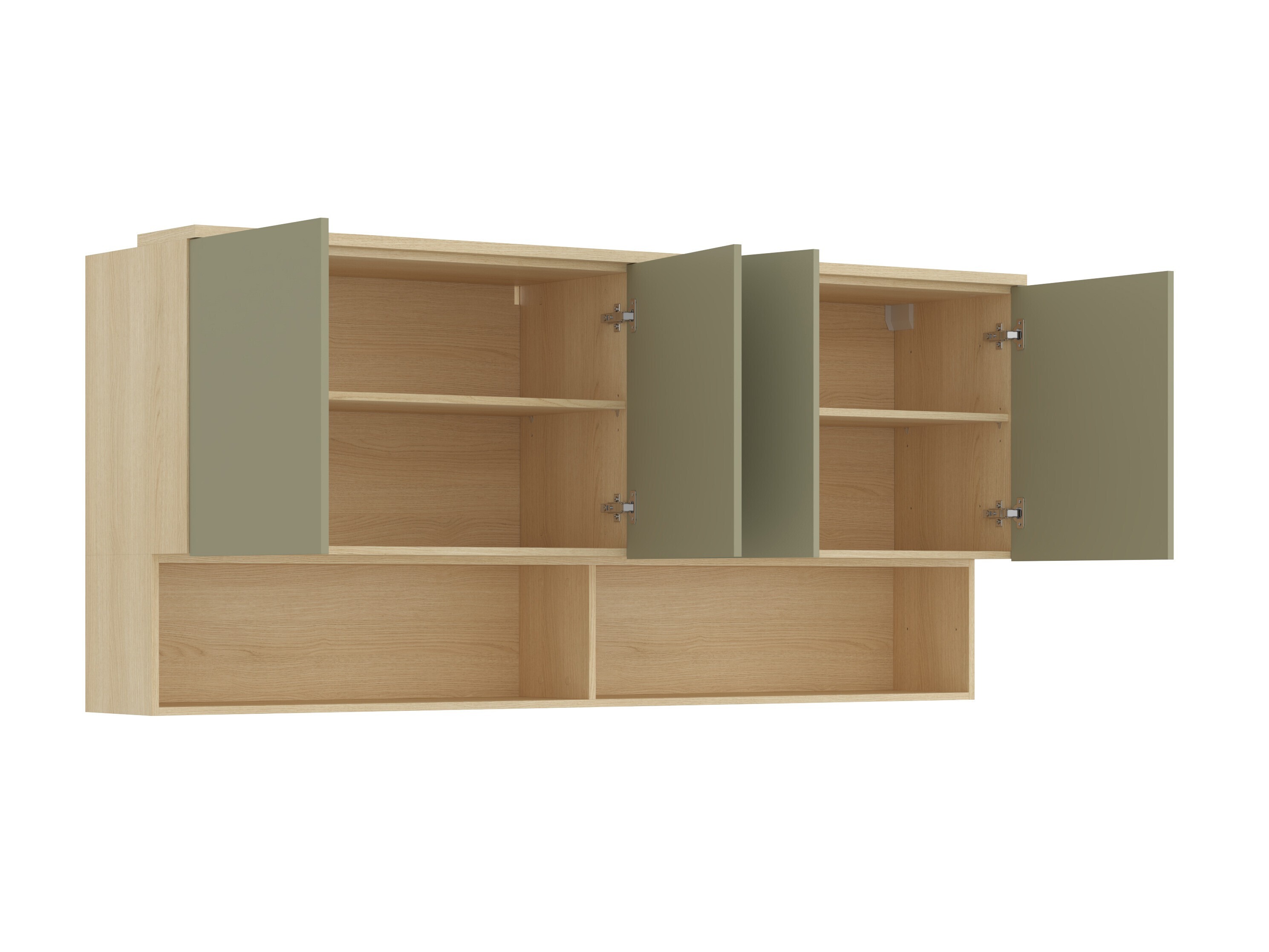 Set dormitor Nolcala 124 (Stejar + Eucalipt)