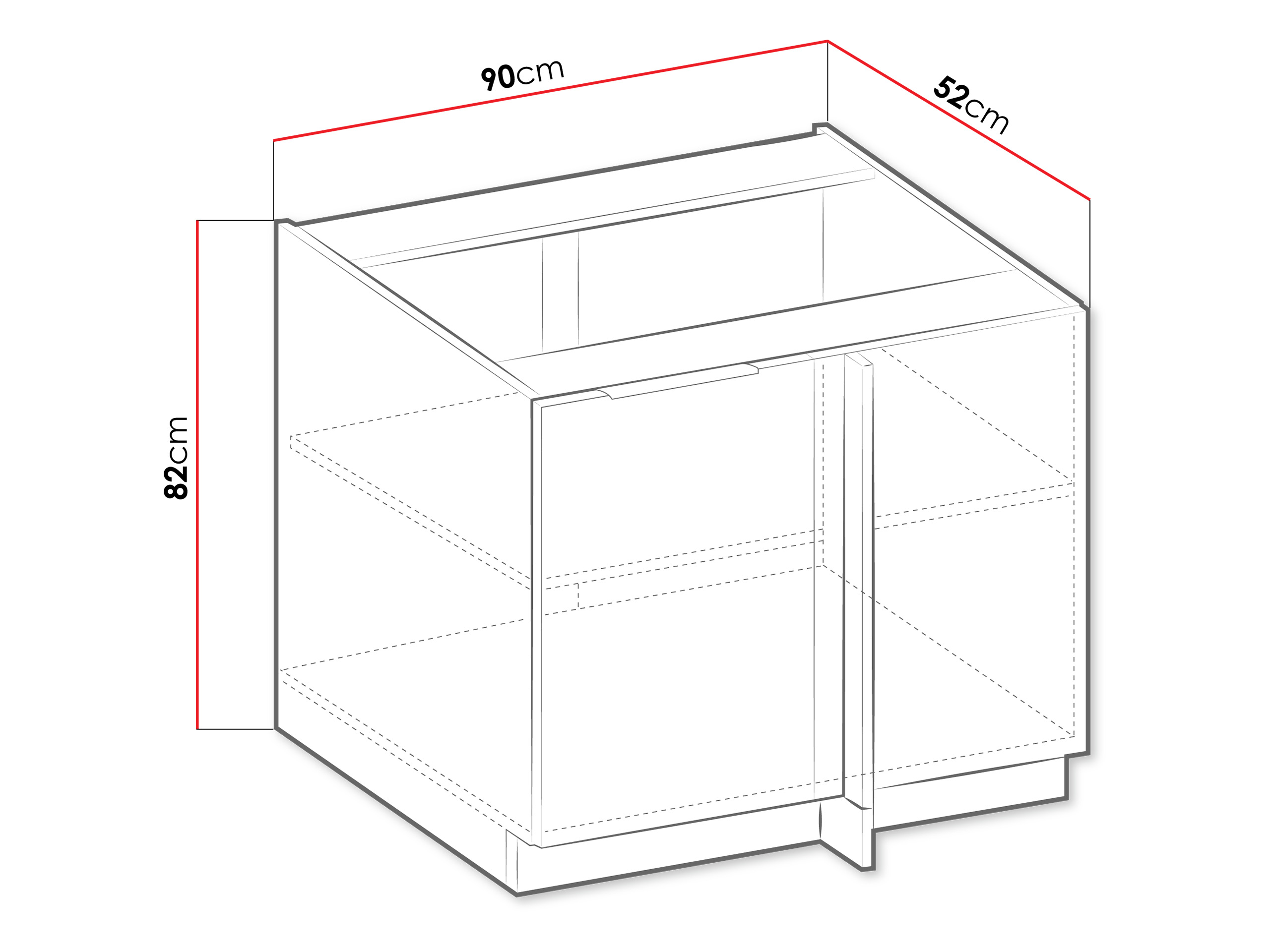 Dulap modular cu uși Sole 100