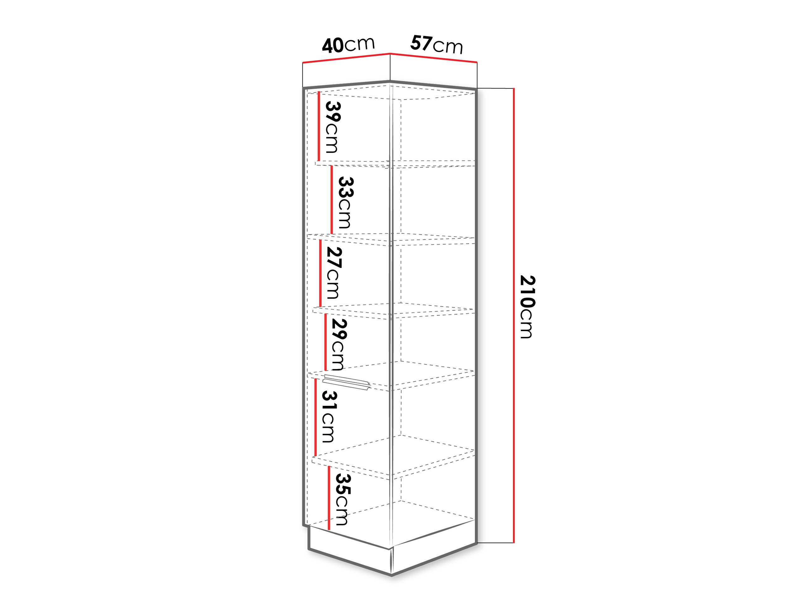 Dulap modular cu uși Sole 116
