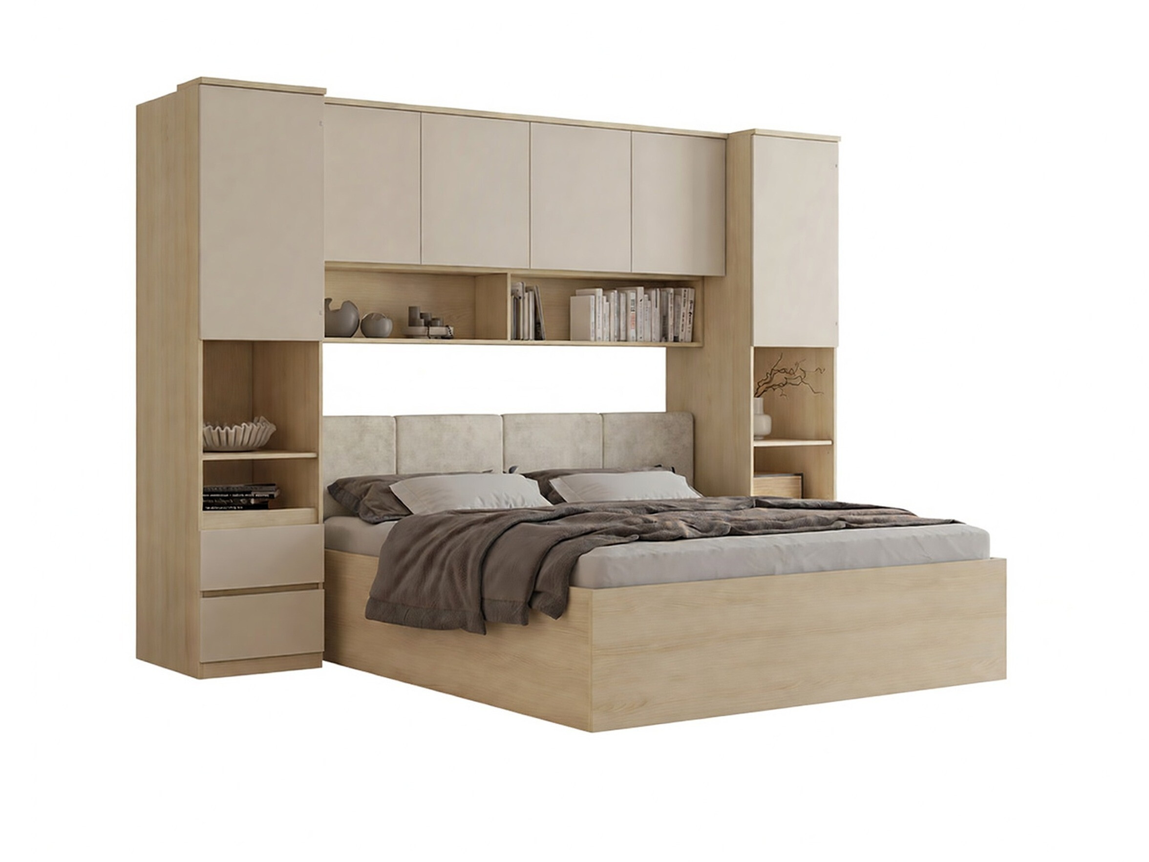 Set dormitor Nolcala 126 (Stejar + Bej)