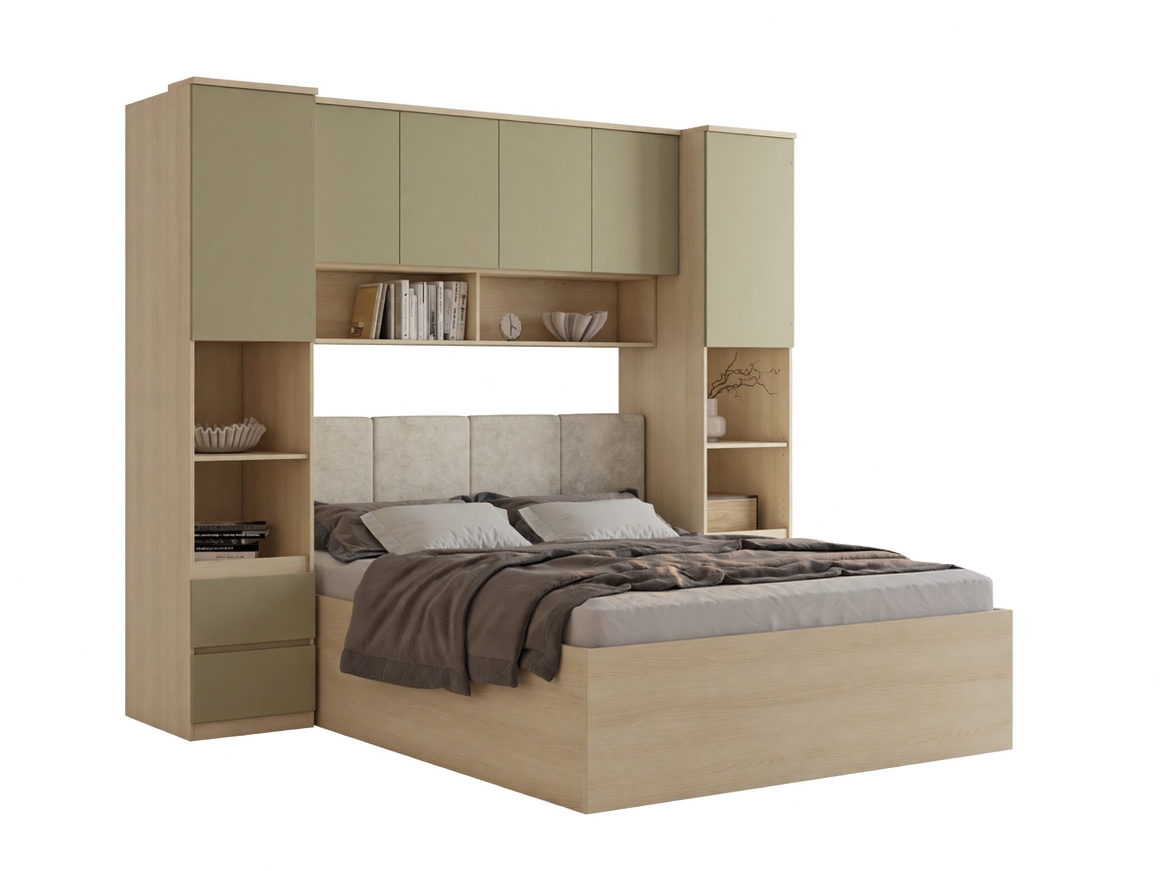 Set dormitor Nolcala 126 (Stejar + Eucalipt)