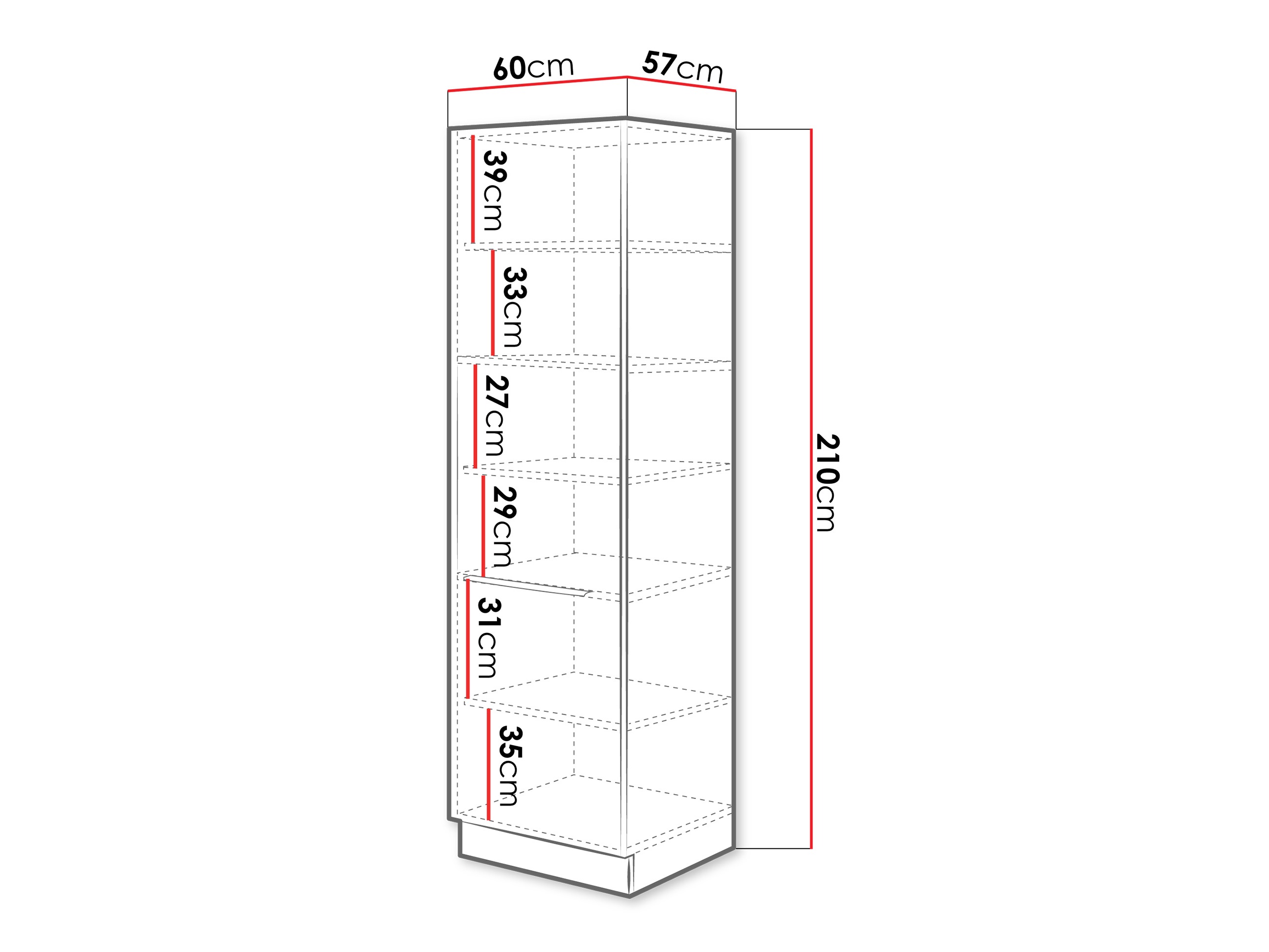 Dulap modular cu uși Sole 131