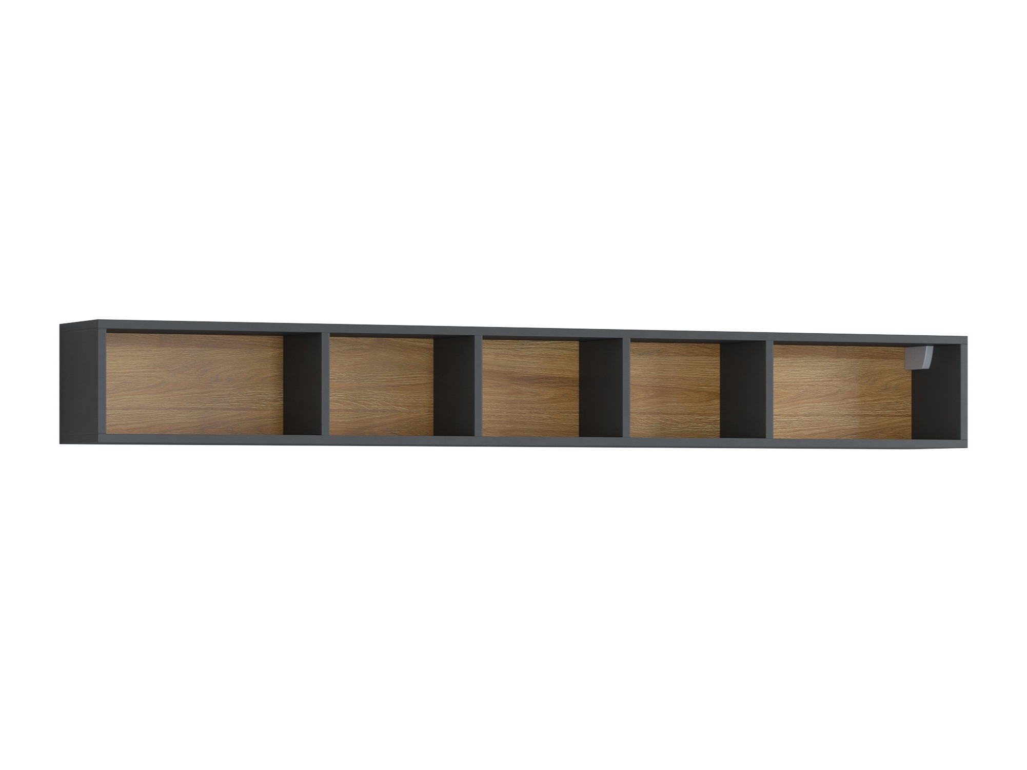 Raft de perete Torsone 105 (Antracit + Stejar Grandson)