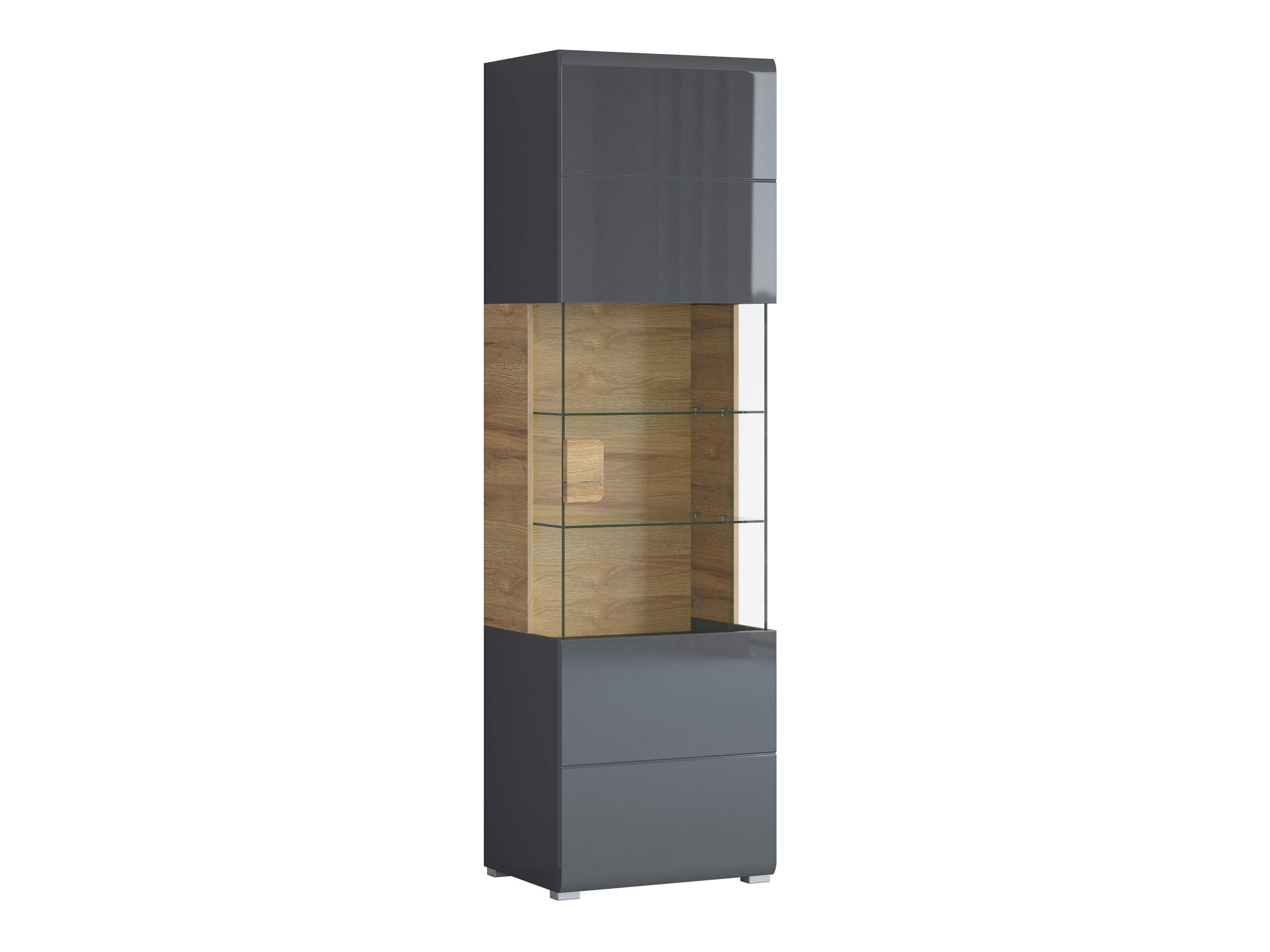 Raft Torsone 103 (Antracit + Gloss antracit + Stejar Grandson)