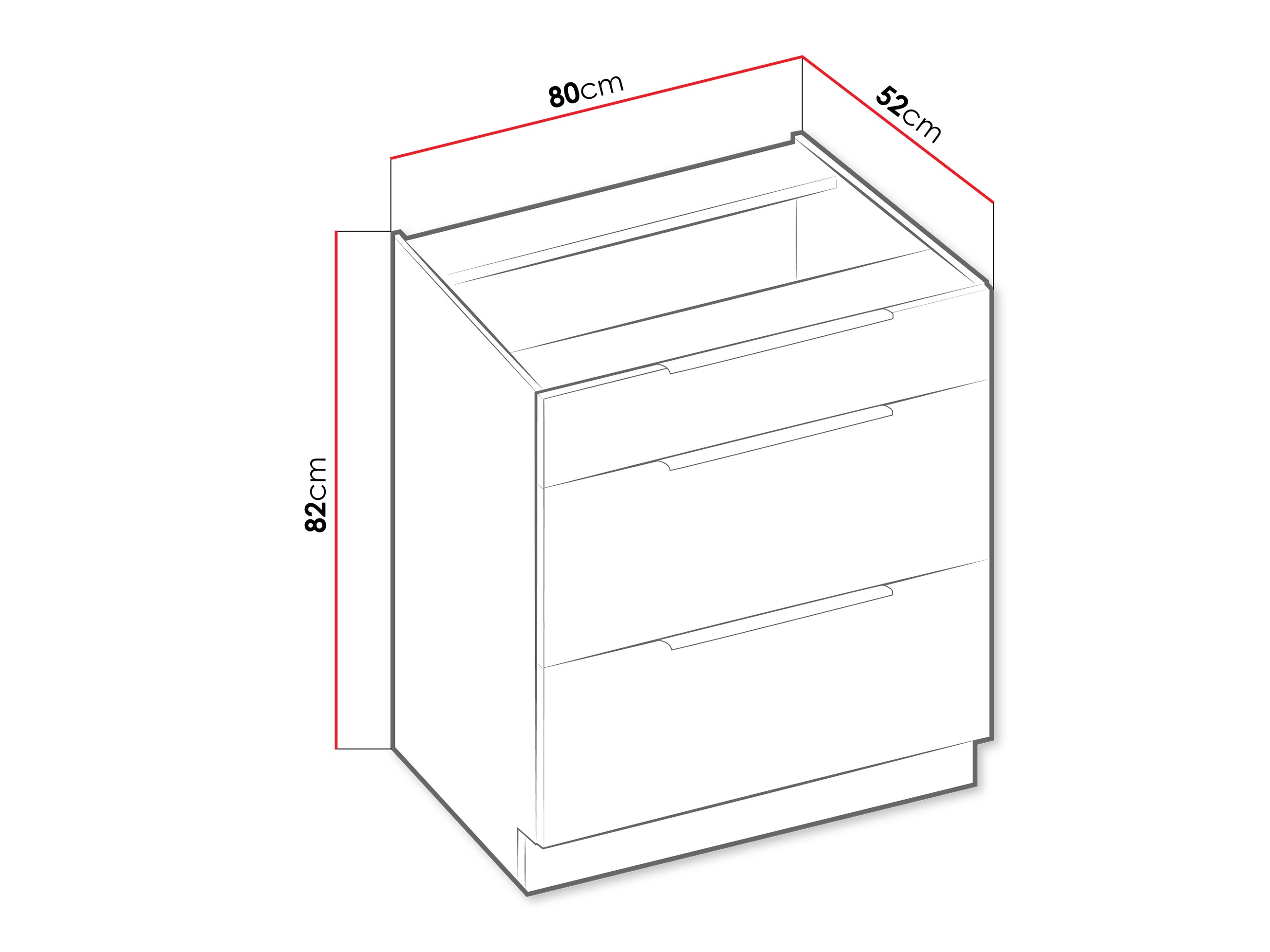 Dulap modular cu sertare Sole 147