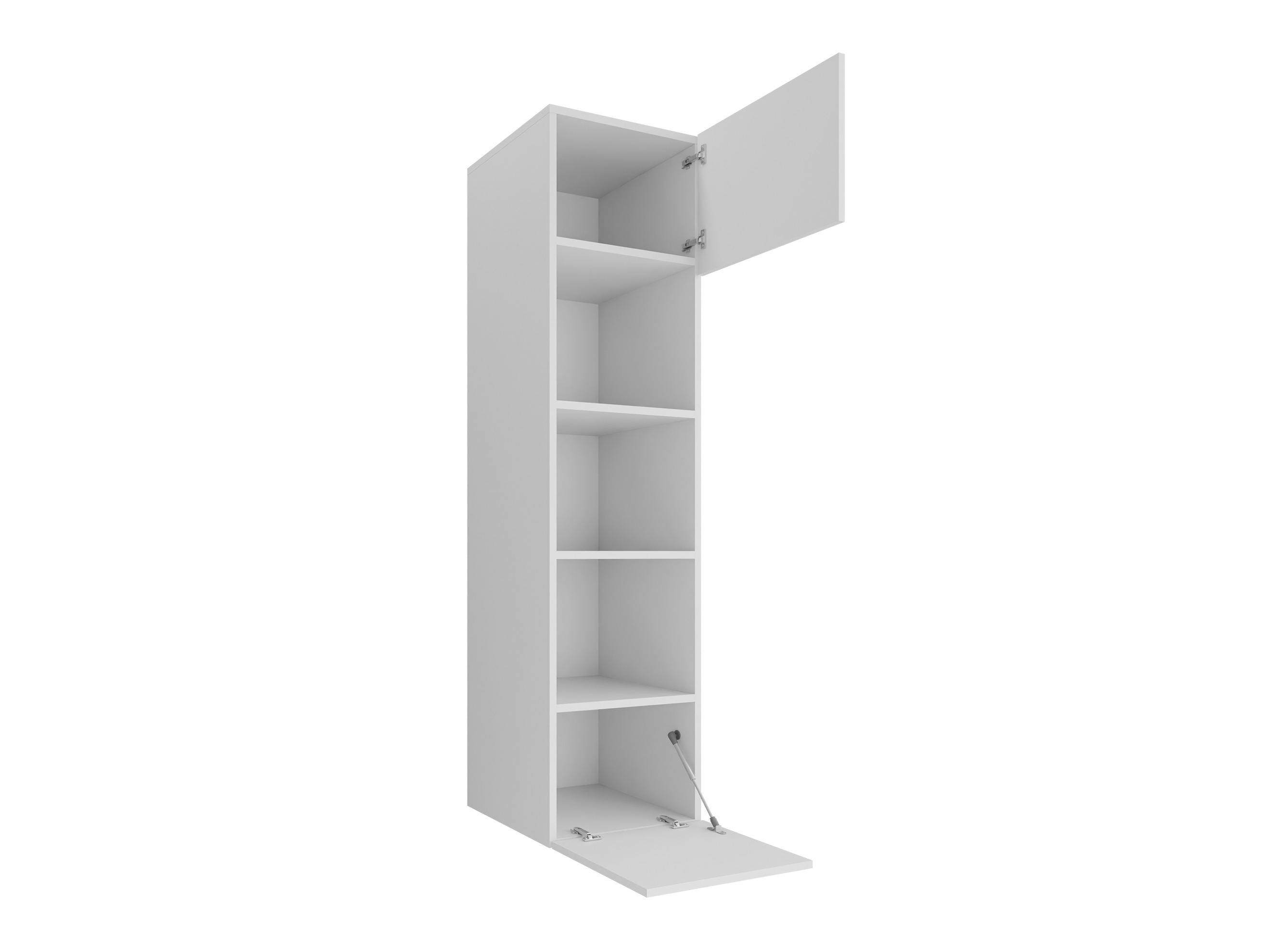 Set de living Comfivo Salix II (Alb + Marmură albă)