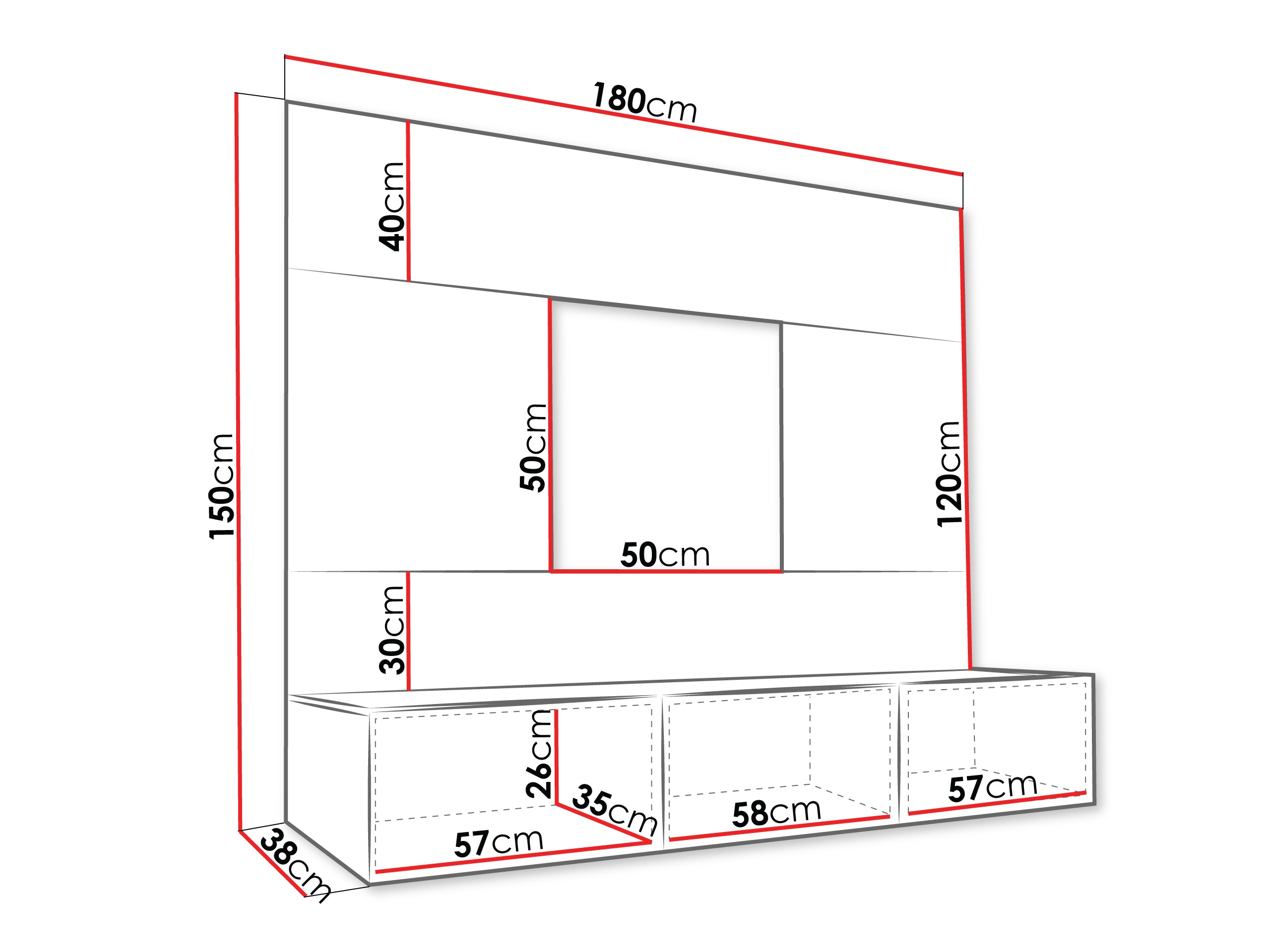 Set de living Comfivo Salix (Nuc + Deschis Travertine)
