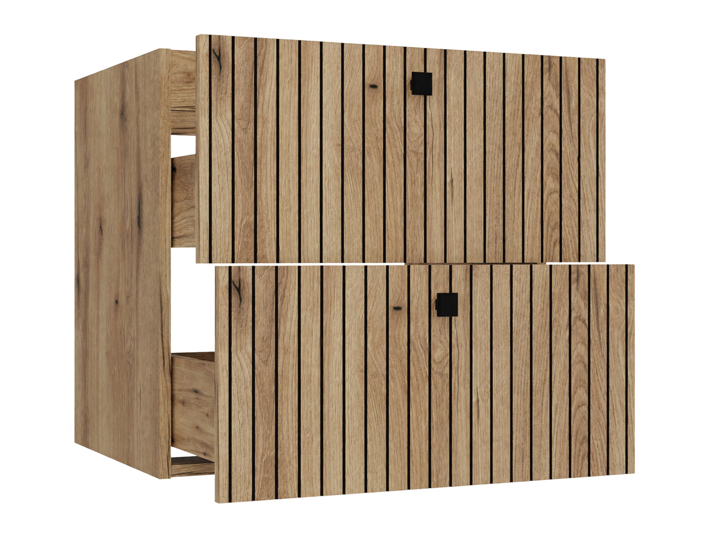 Cabinet atârnat pentru baie Mandeville 314 (Stejar)
