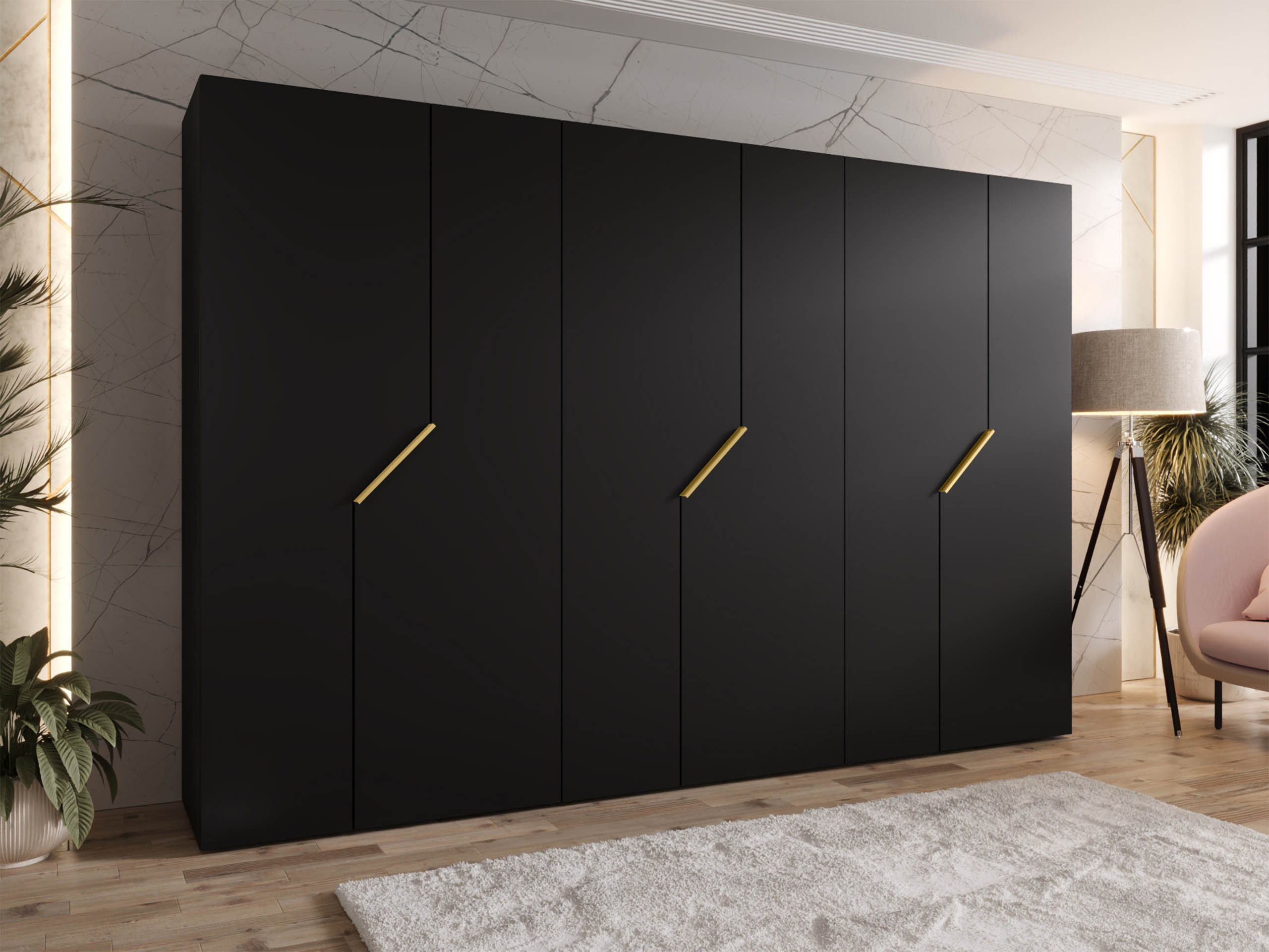 Dulap Hartford 596 (Negru)