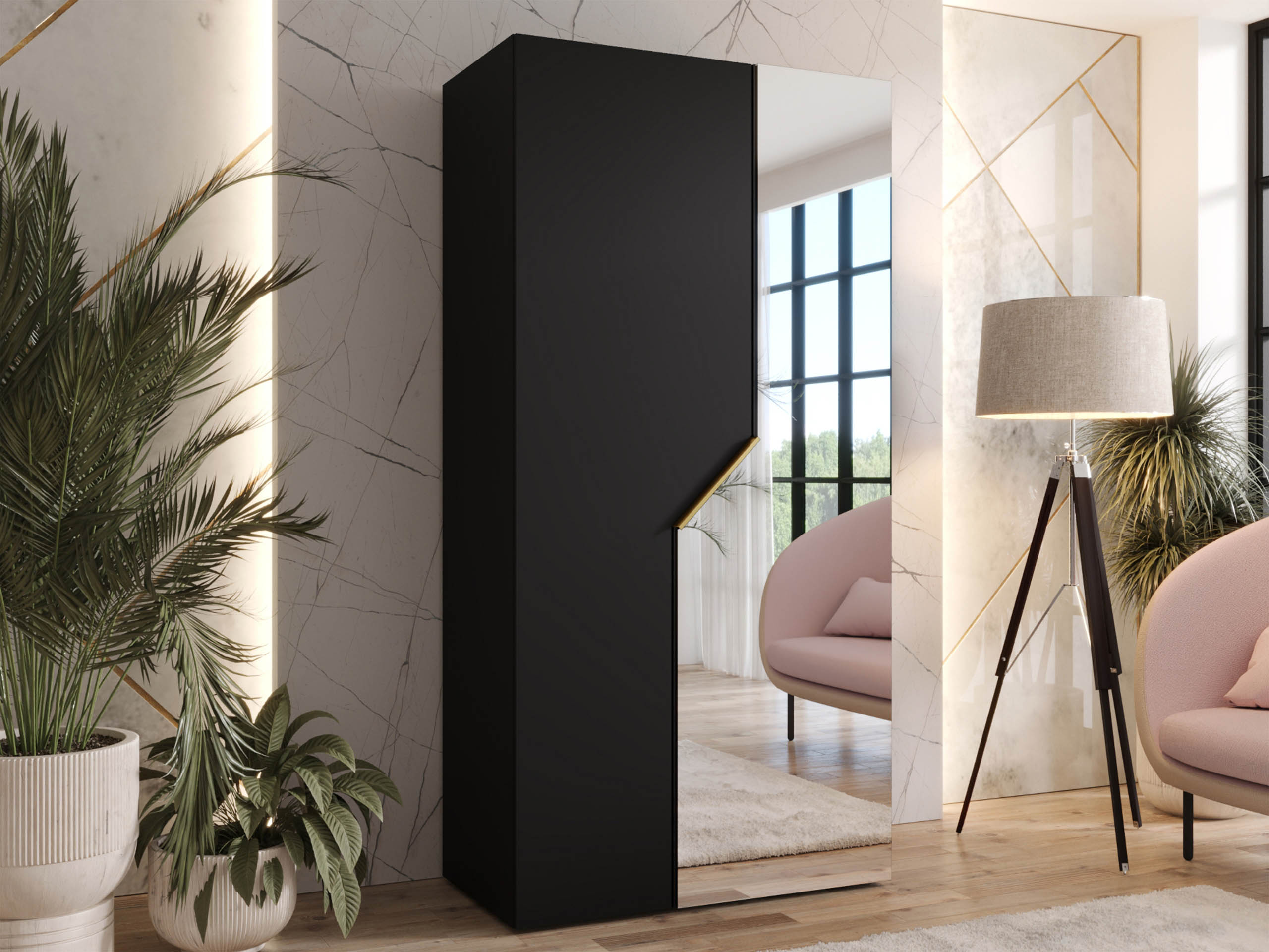 Dulap Hartford 597 (Negru)