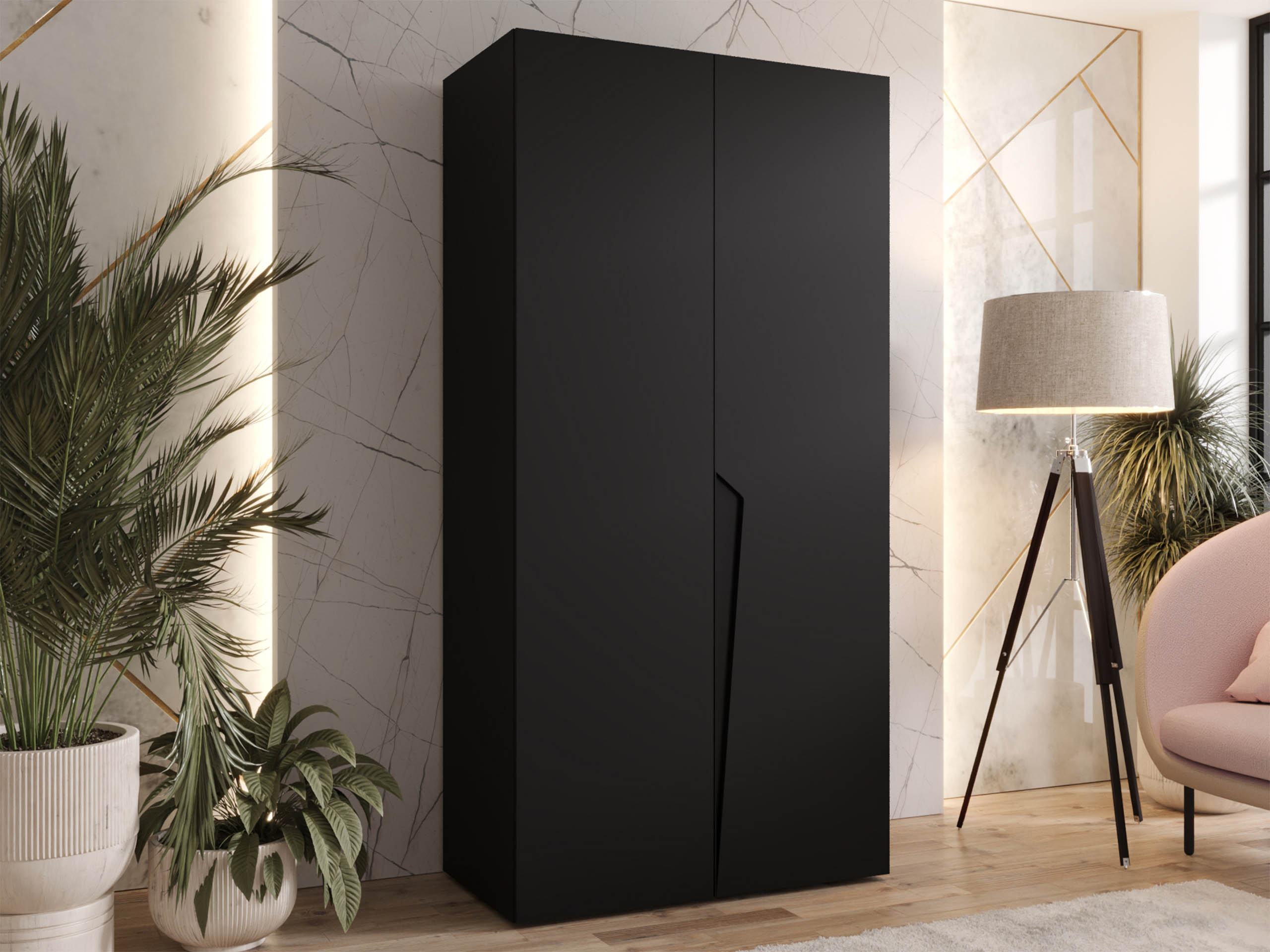Dulap Hartford 603 (Negru)