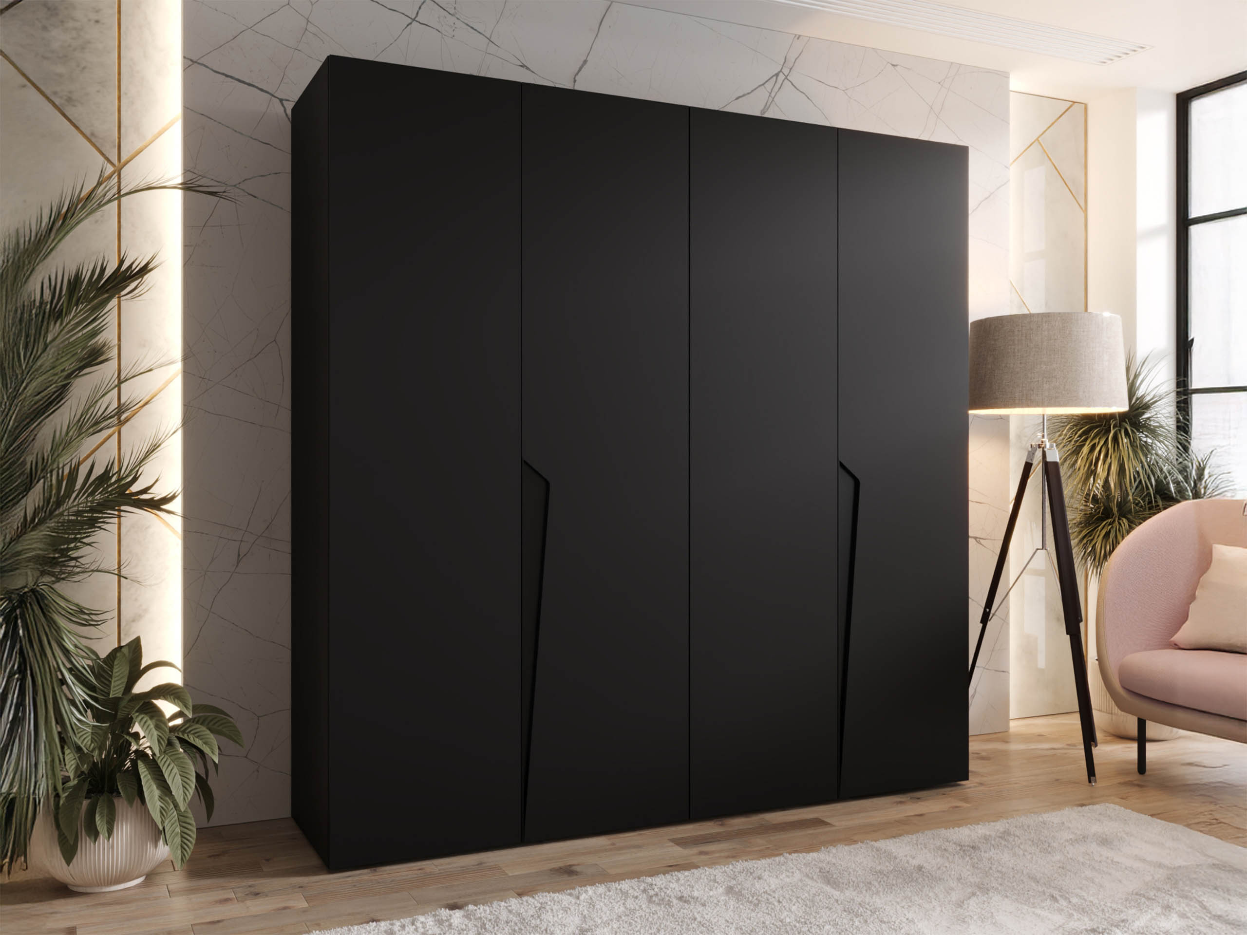 Dulap Hartford 605 (Negru)