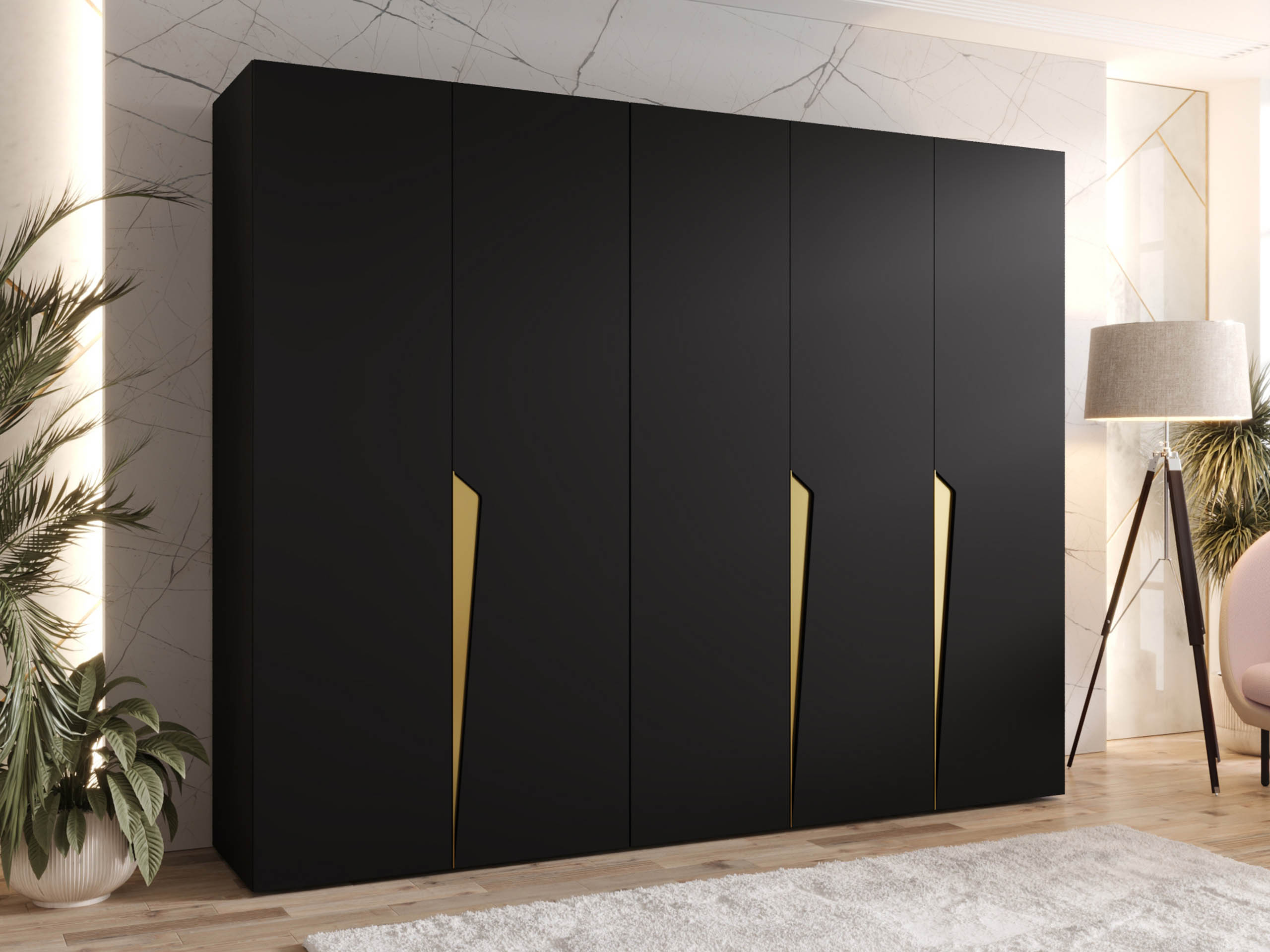 Dulap Hartford 606 (Negru)