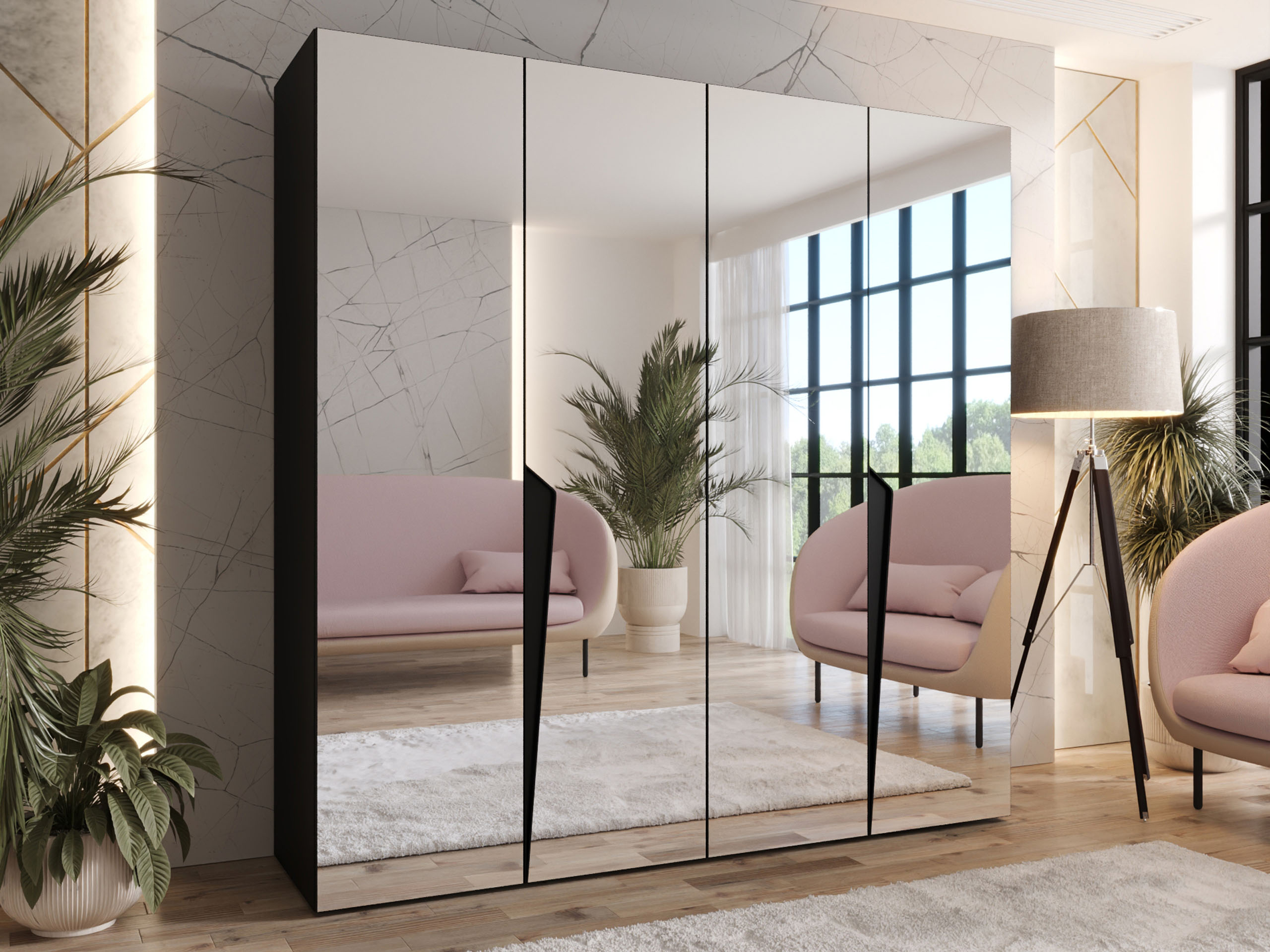 Dulap Hartford 615 (Negru)