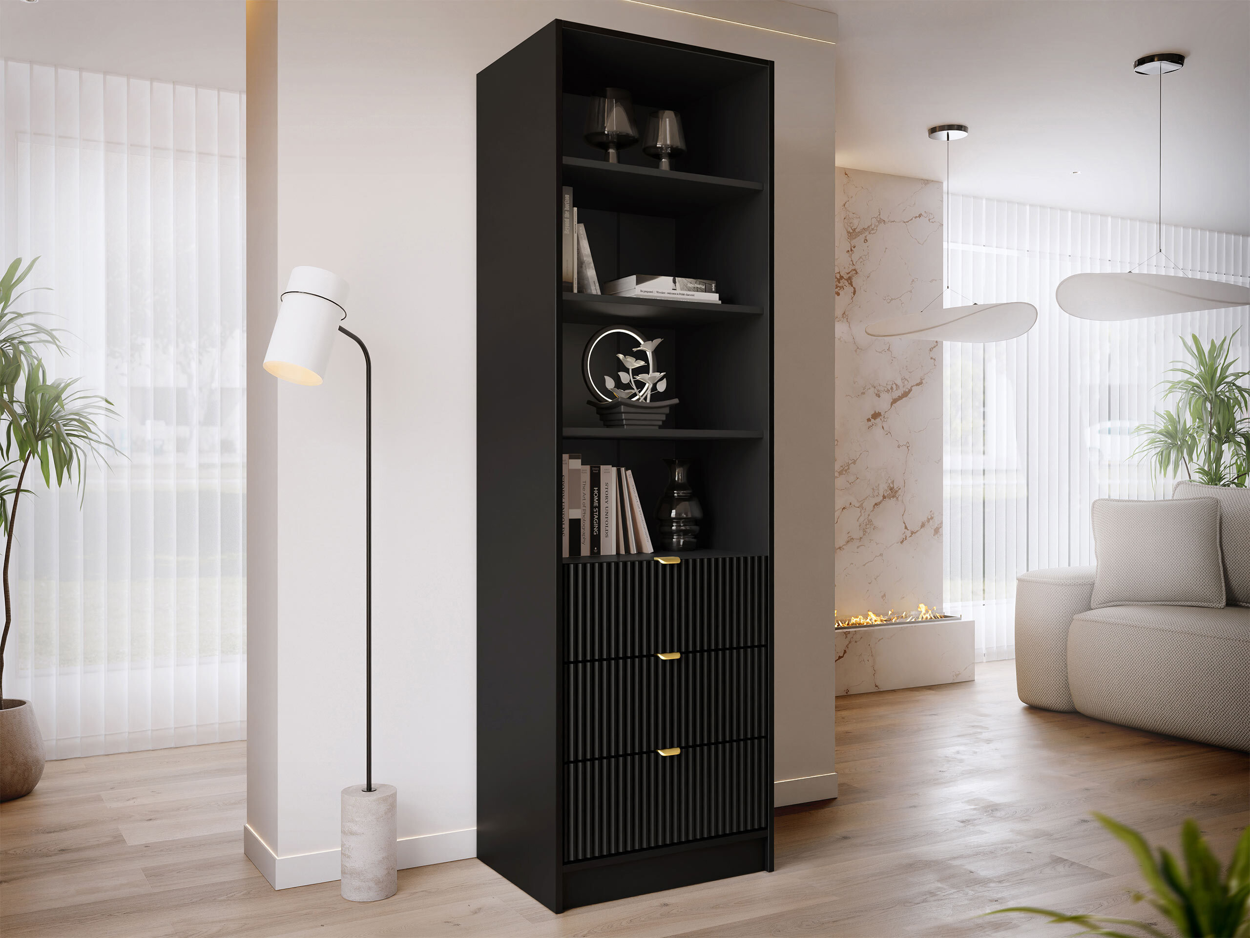 Raft Comfivo Papilio (Negru)