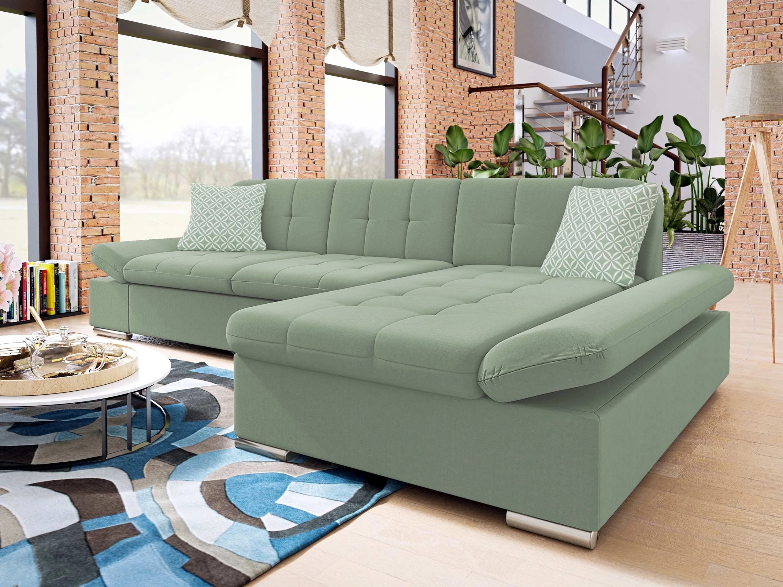 Colțar Comfivo Sanitas I (Uttario Velvet 2954 + Evo 29)