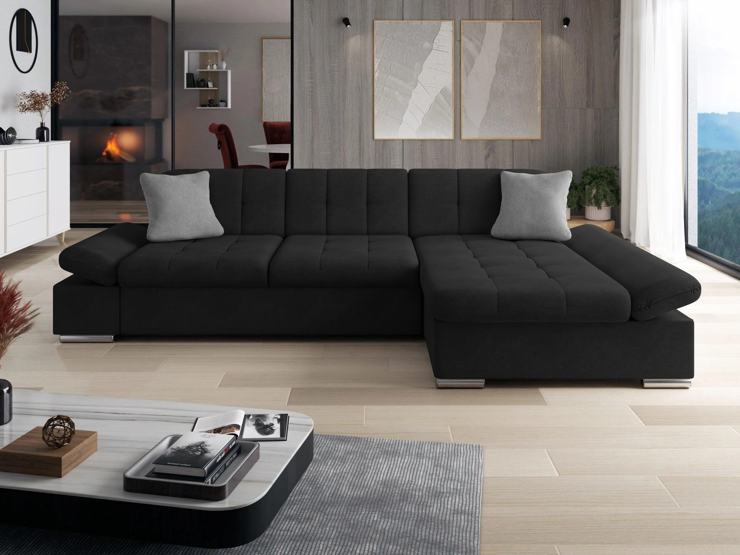 Colțar Comfivo Serenitas (Uttario Velvet 2980 + Uttario Velvet 2972)