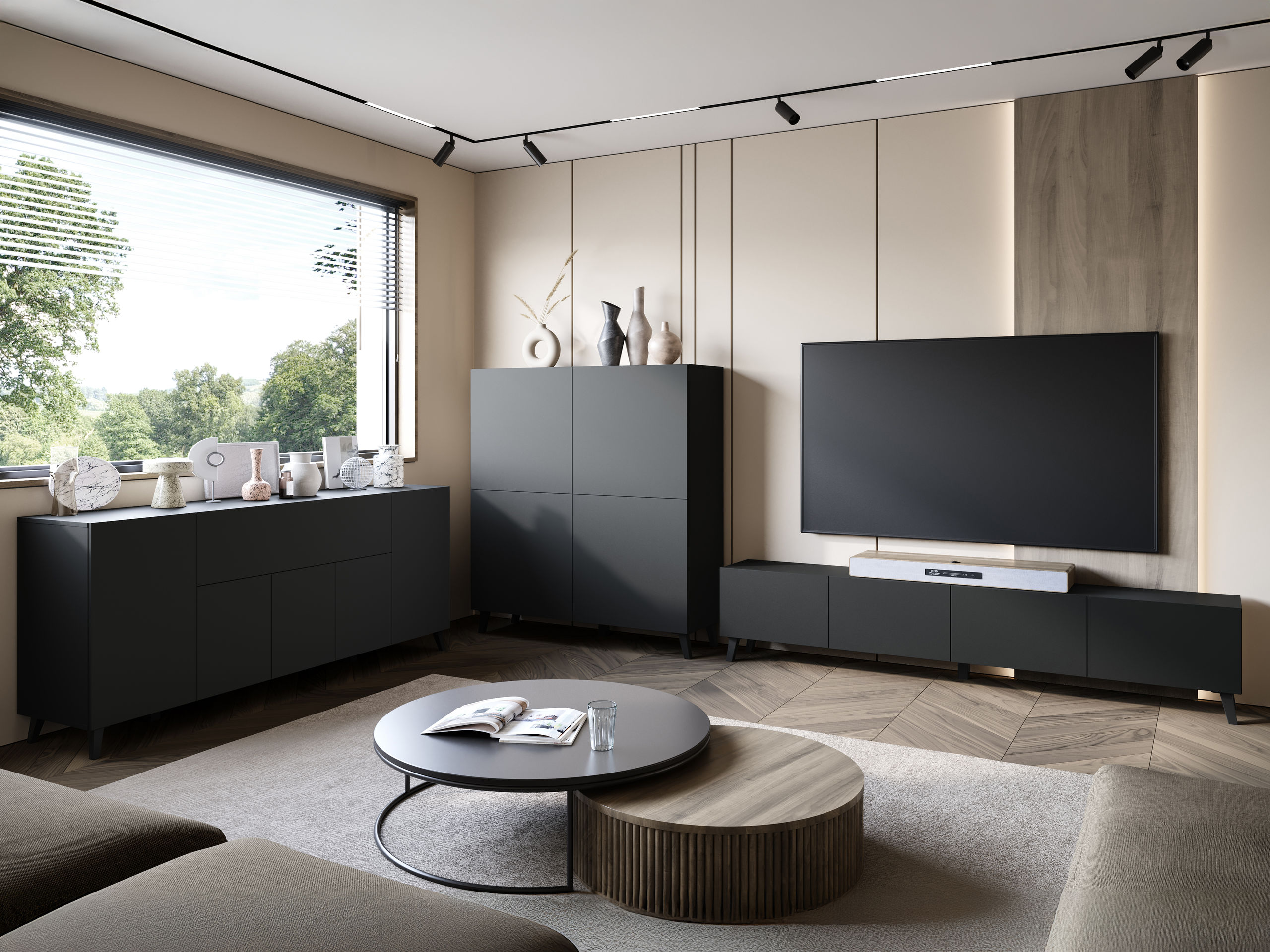 Set de living Levtive 104 (Grafit)