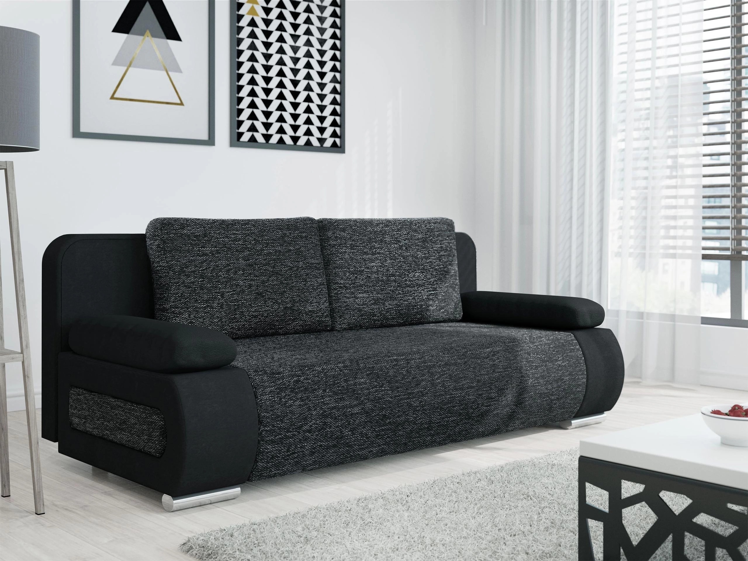 Canapea extensibilă Comfivo Pudor (Alova 04 + Lawa 06)