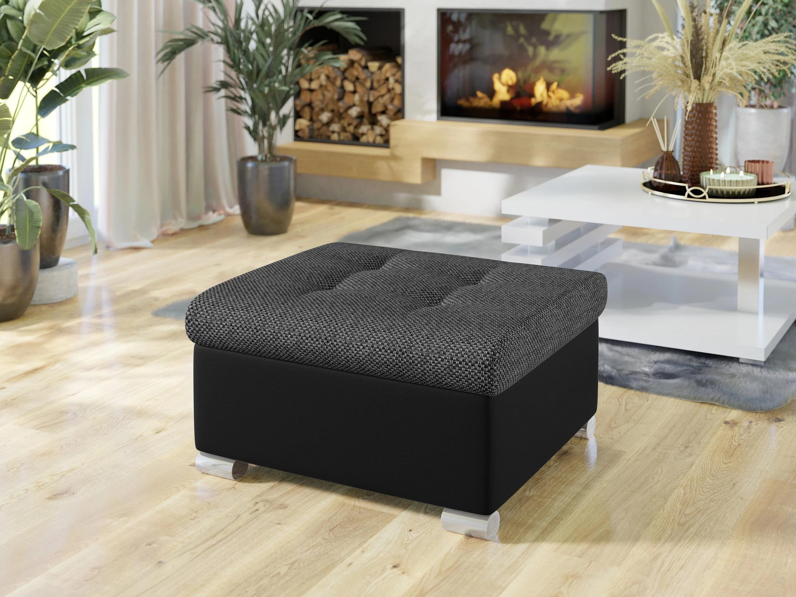 Taburet tapițat Comfivo Gemma (Soft 011 + Majorka 03)
