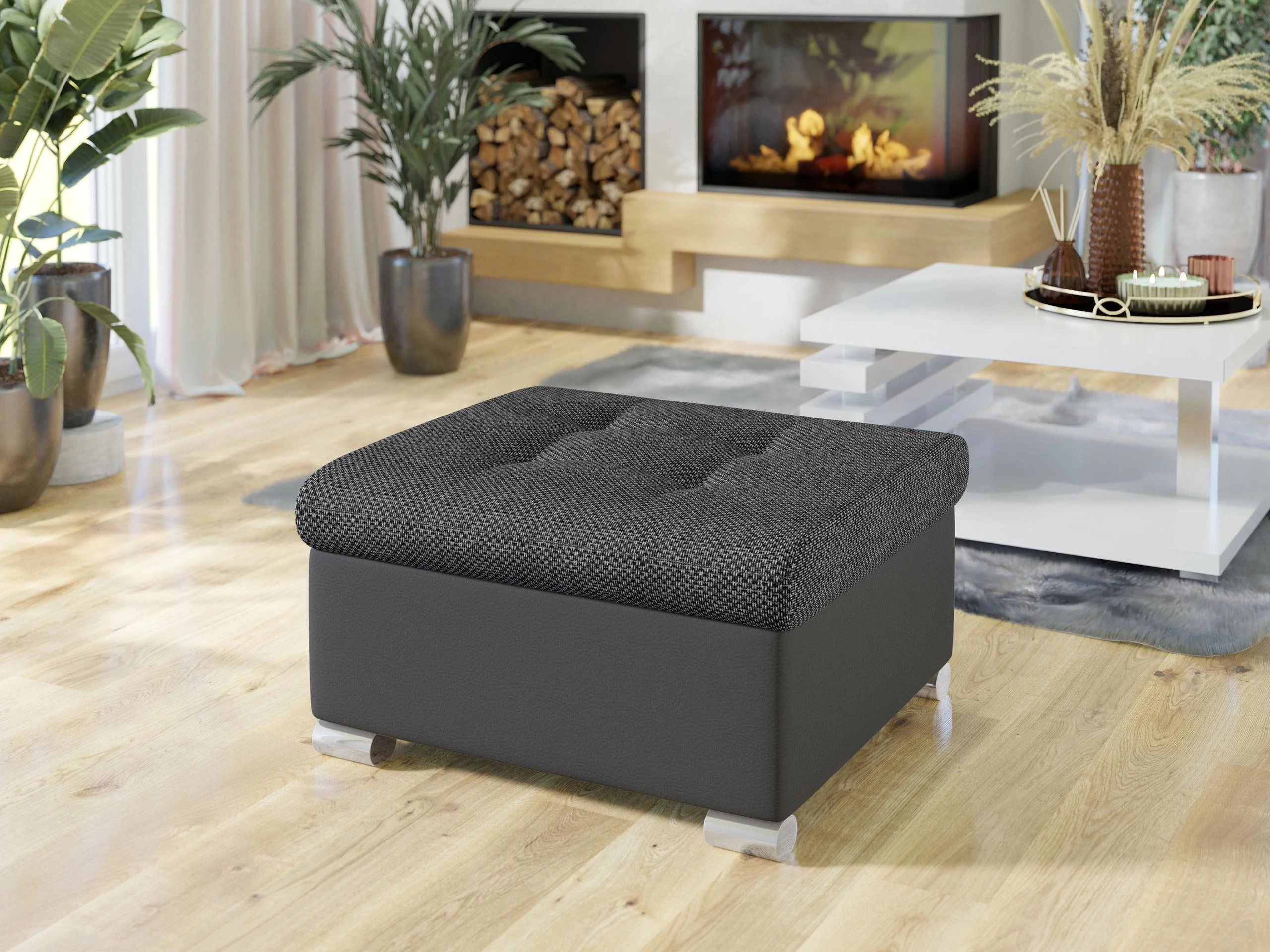 Taburet tapițat Comfivo Gemma (Soft 020 + Majorka 03)