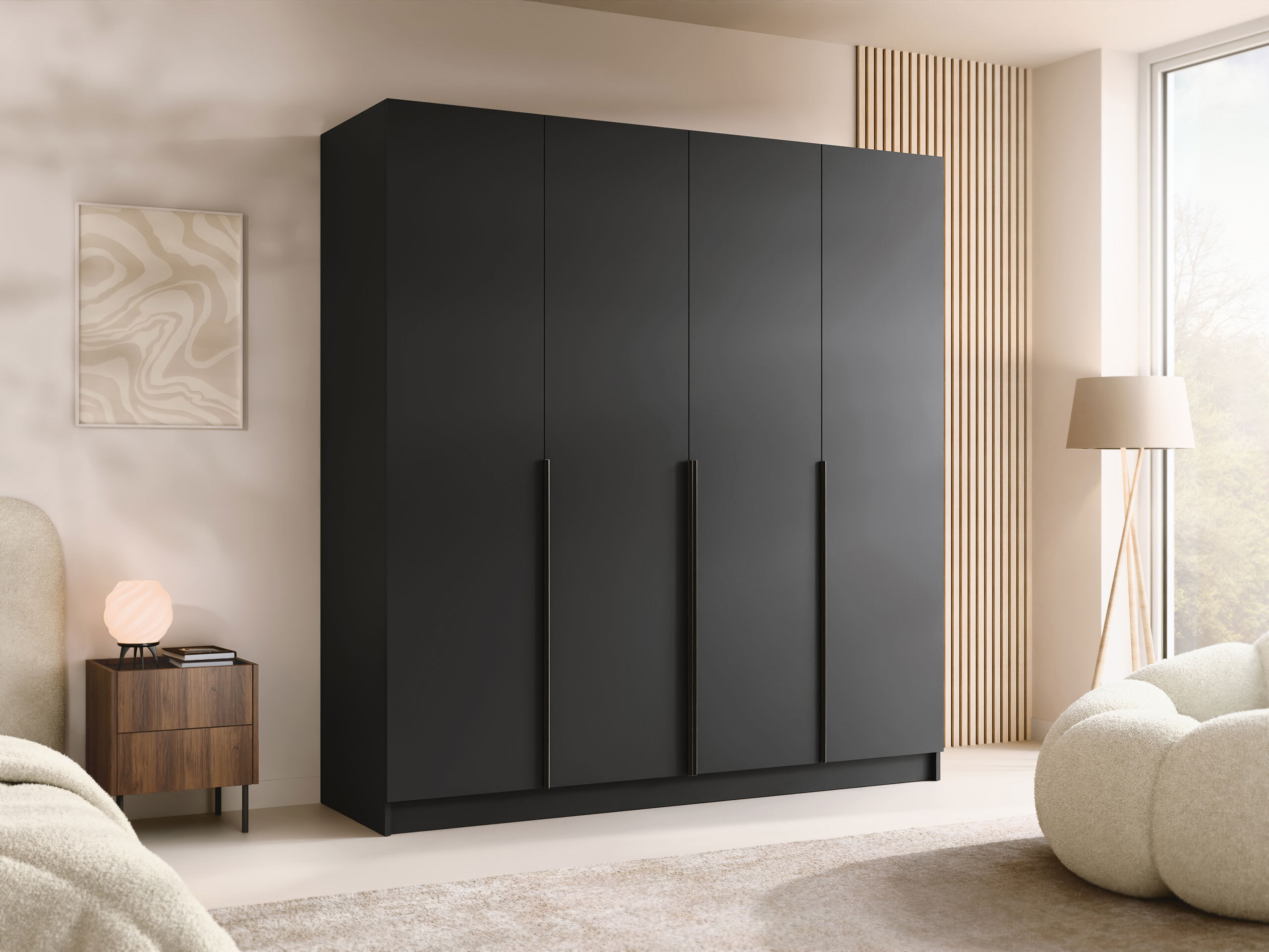 Dulap Closico Navor I (Negru)