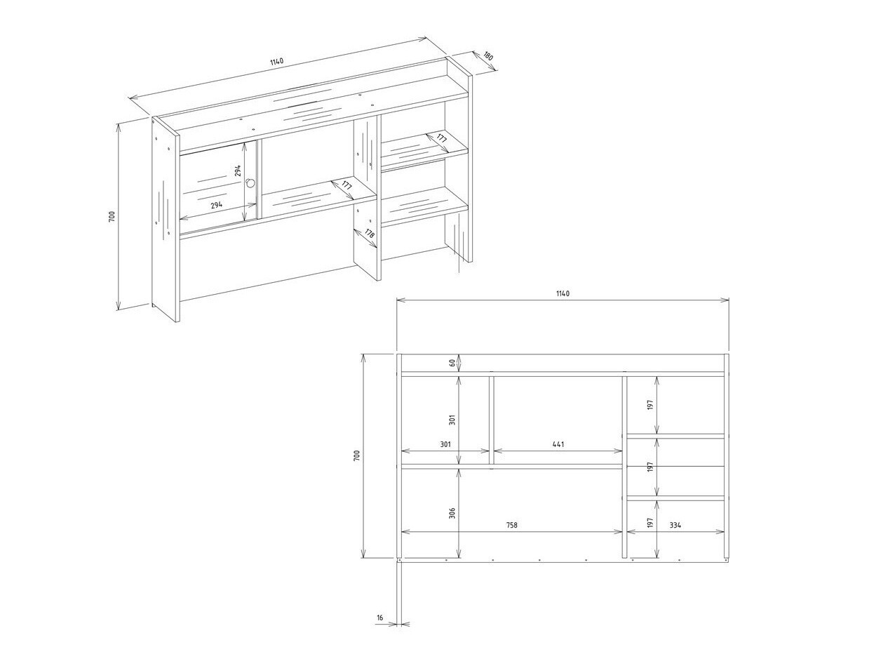 Birou Mandeville 376 (Stejar artizan)