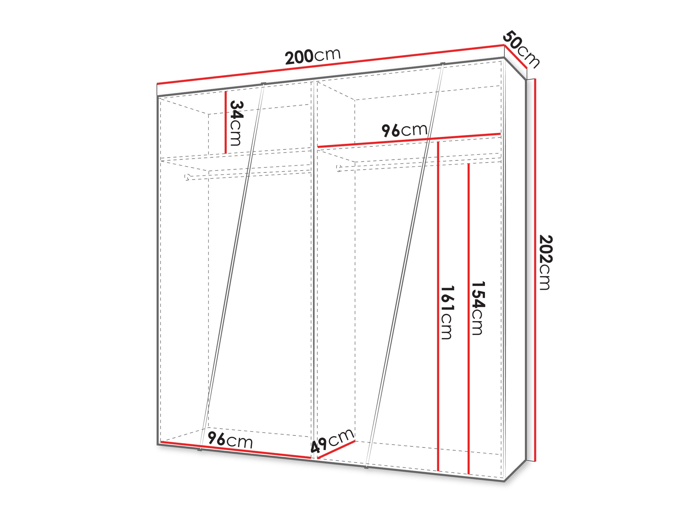 Dulap Hartford 640 (Stejar artizan)