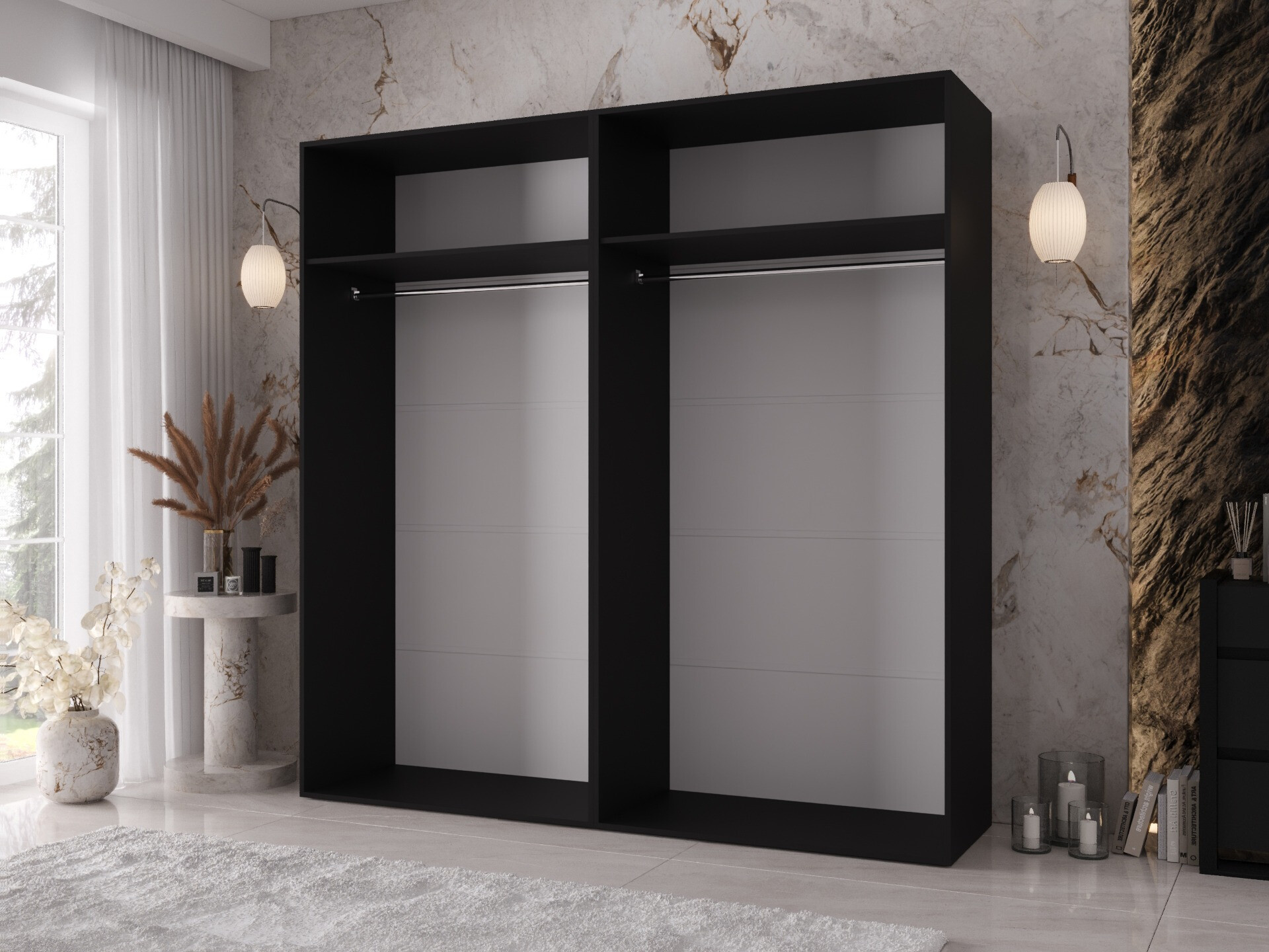 Dulap Hartford 635 (Negru)