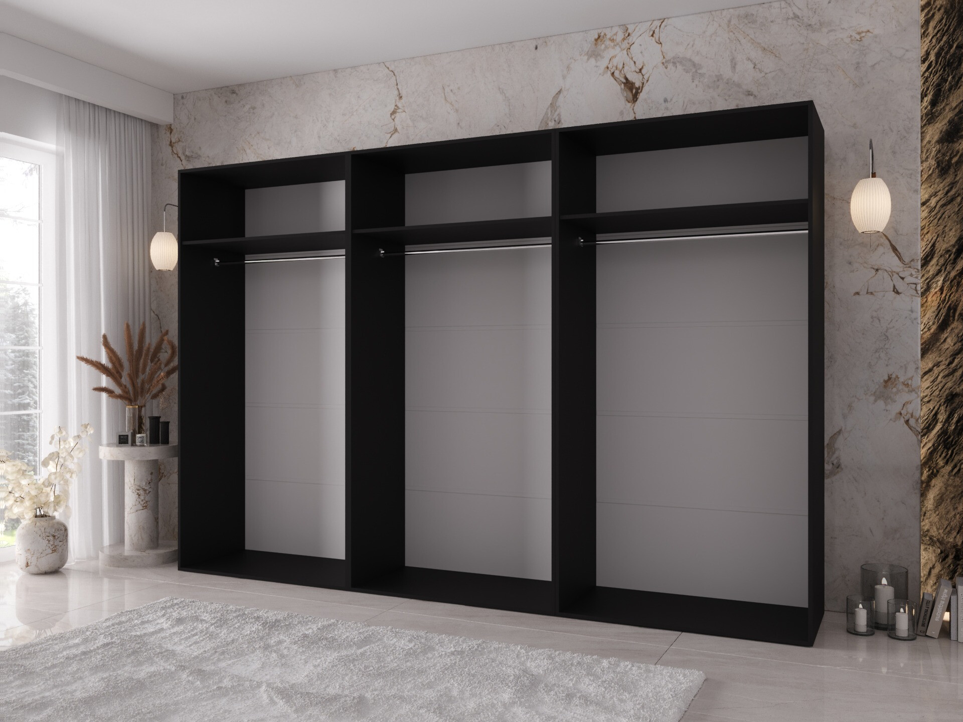 Dulap Hartford 643 (Negru)