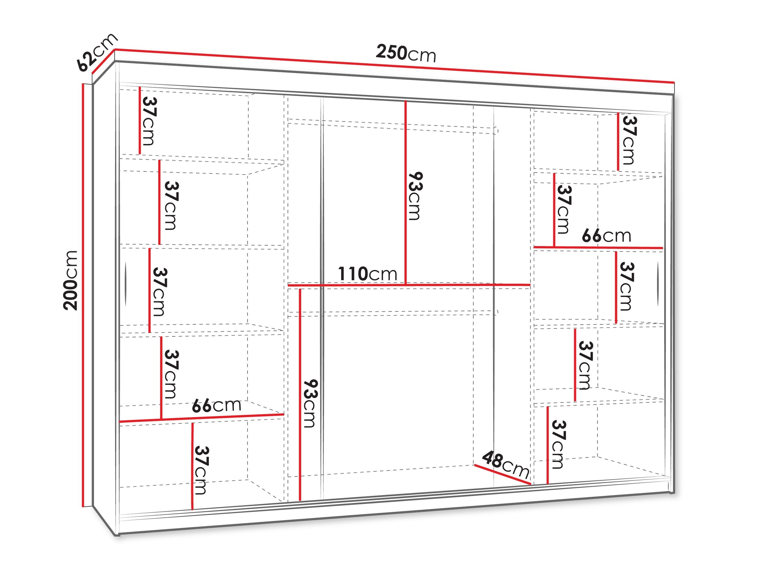 Dulap Hartford 497 (Stejar artizan)