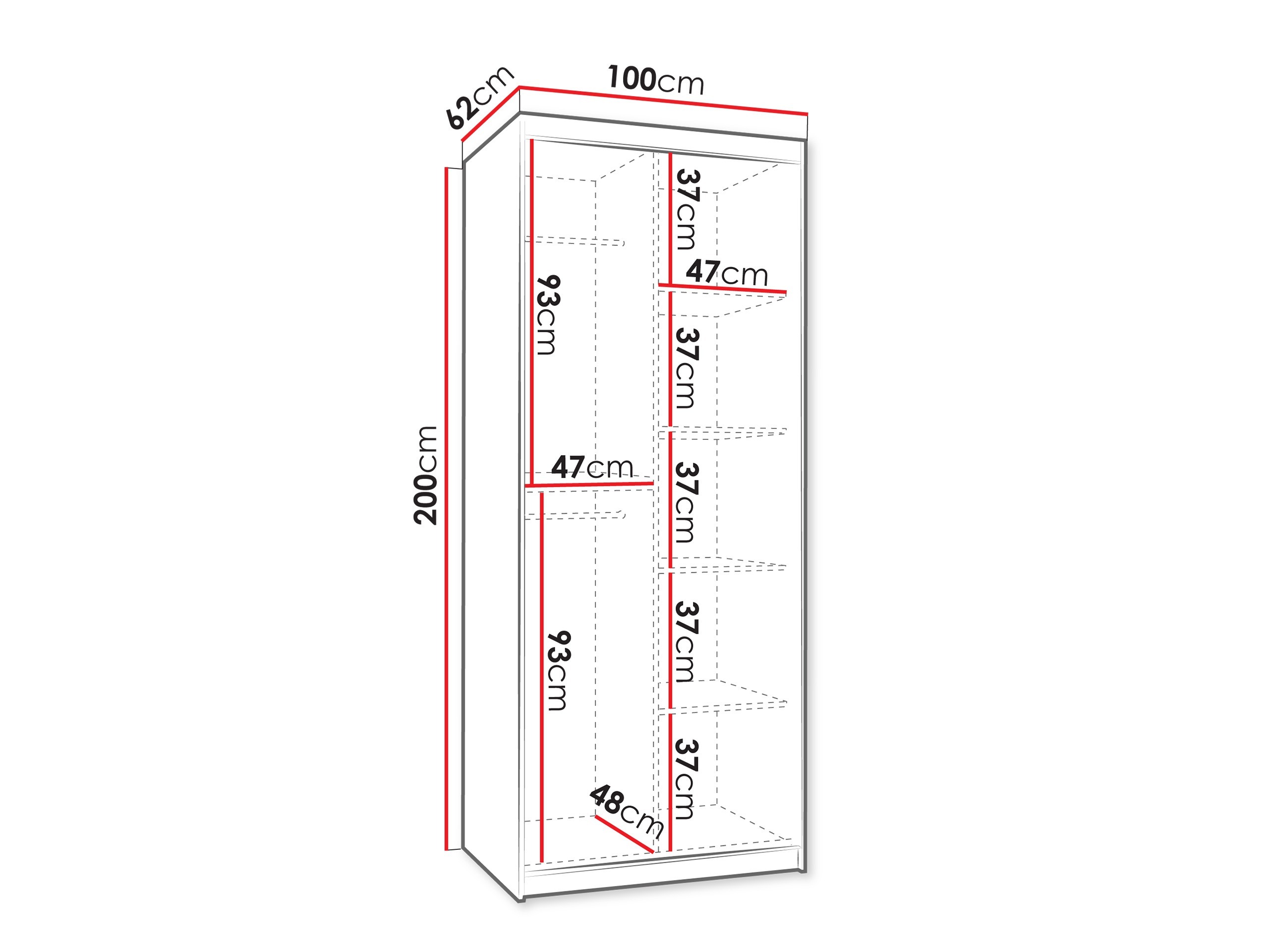 Dulap Hartford 505 (Alb)