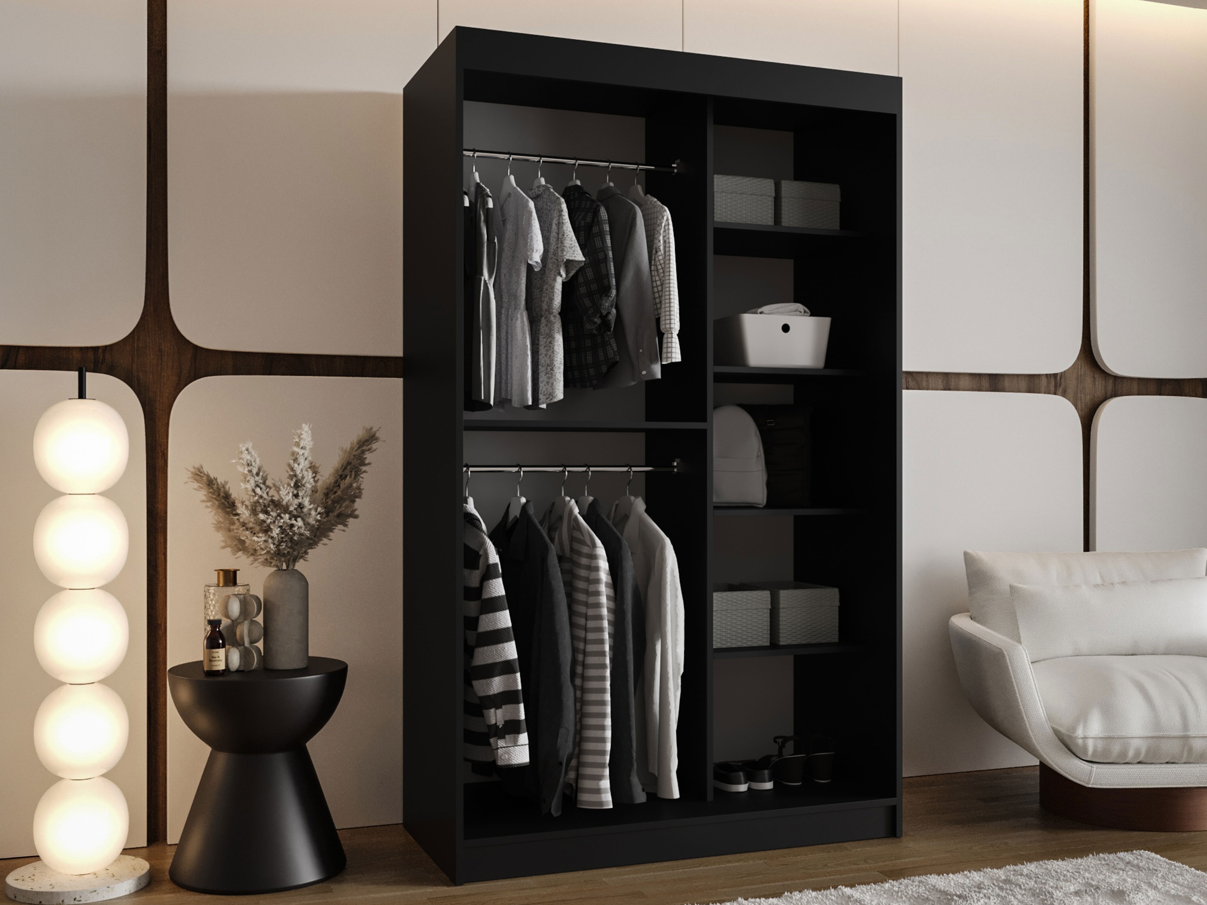 Dulap Hartford 501 (Negru)