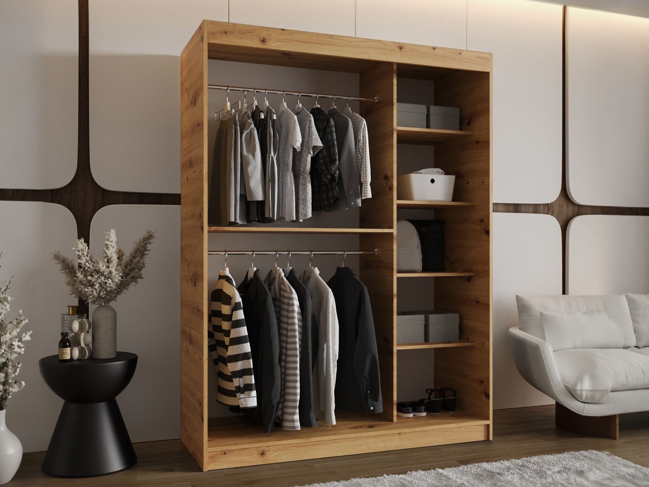 Dulap Hartford 503 (Stejar artizan)