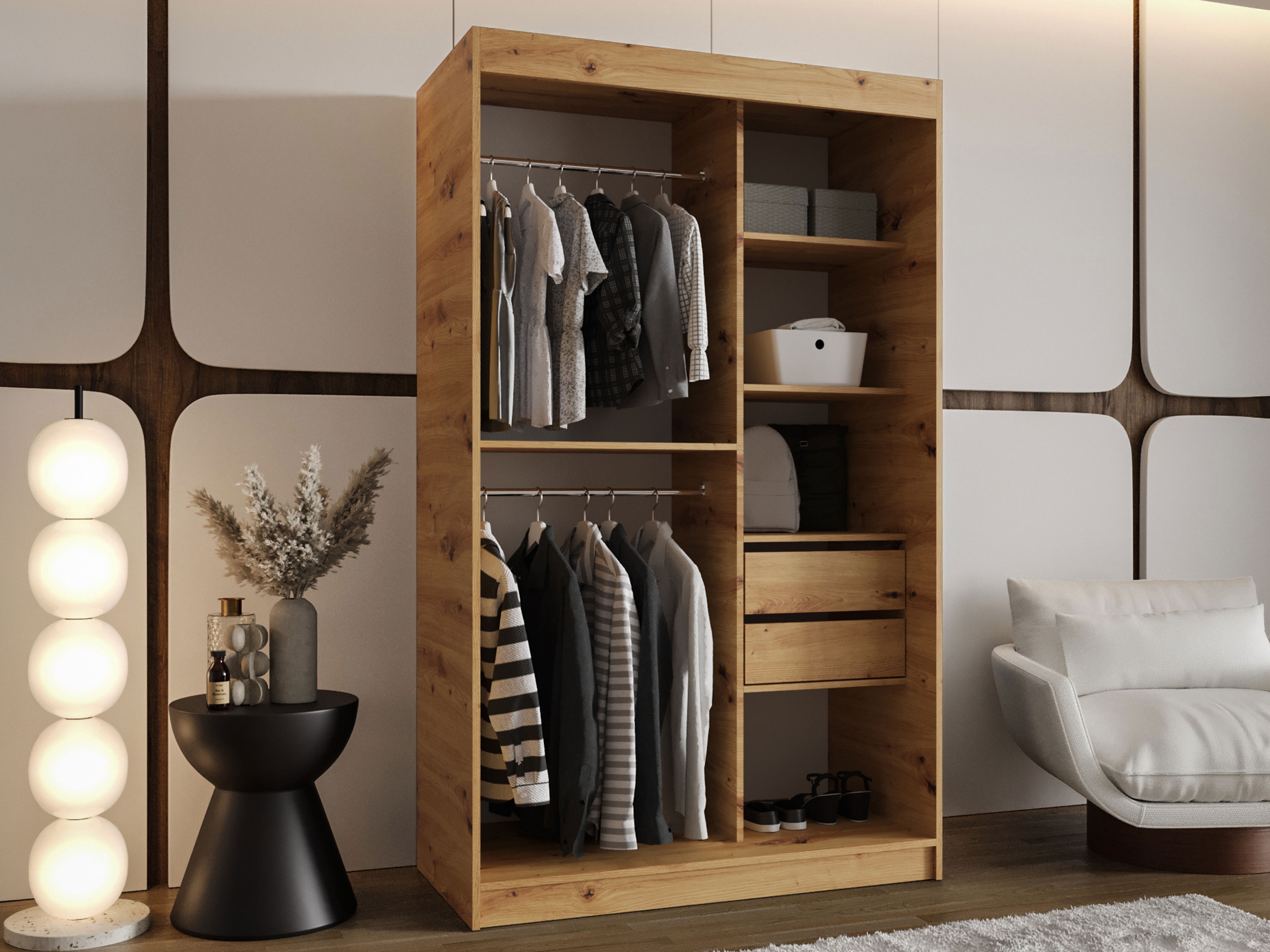 Dulap Hartford 504 (Stejar artizan)