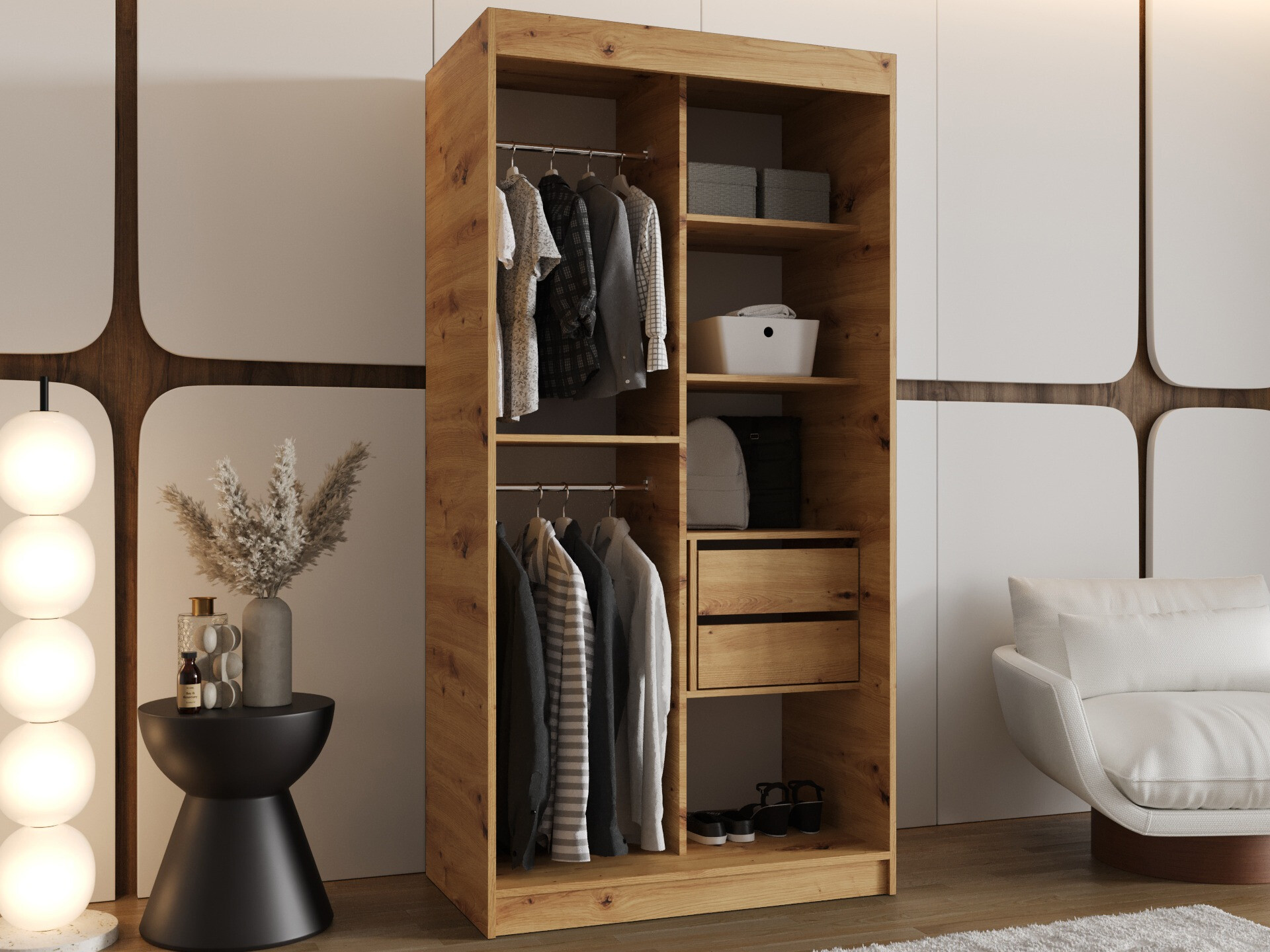 Dulap Hartford 505 (Stejar artizan)