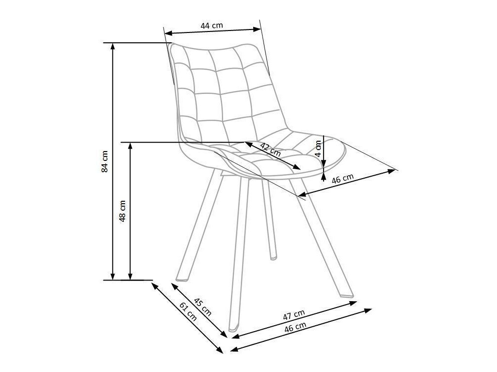 Scaun Houston 739 (Maro + Negru)