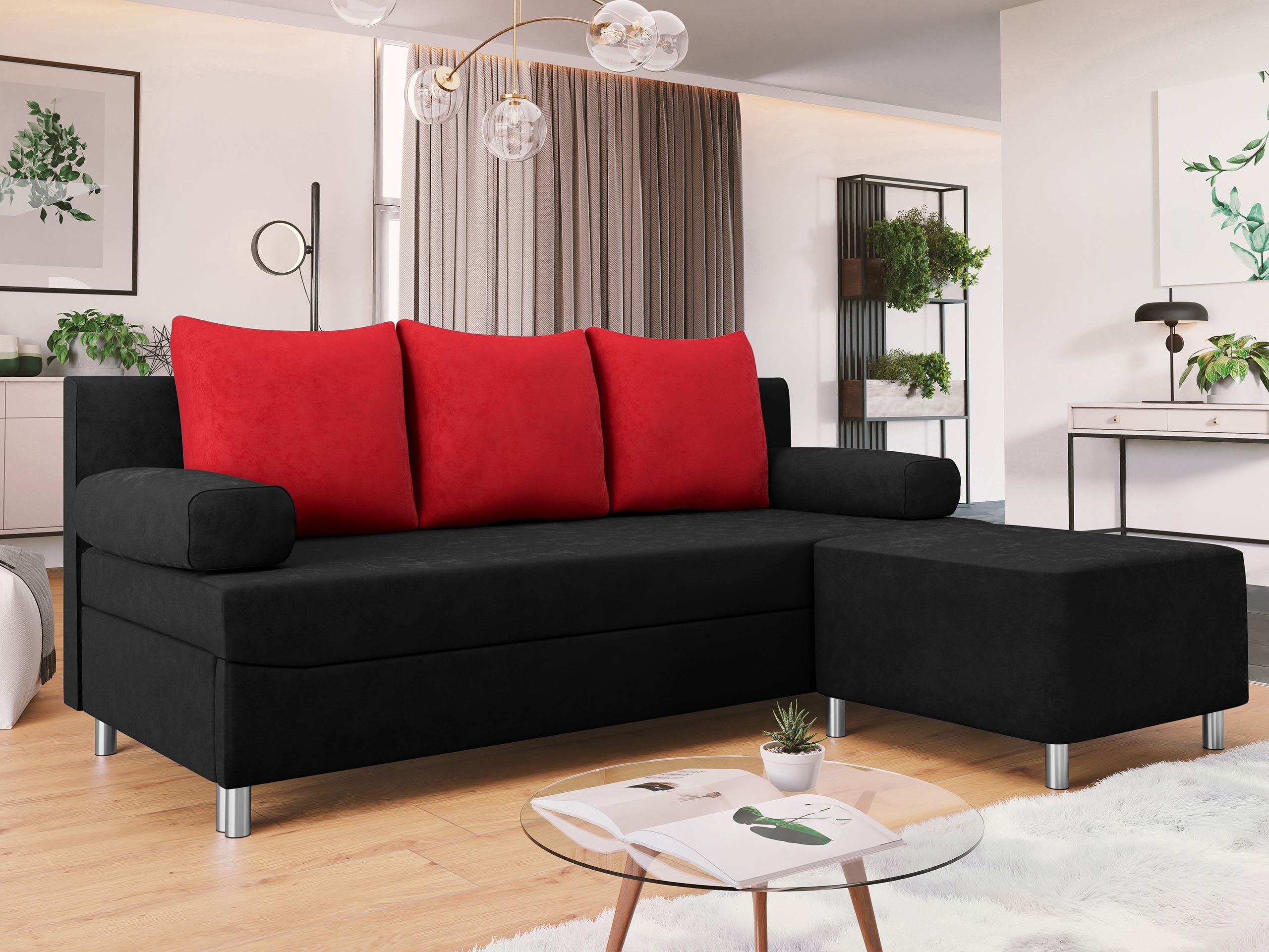 Canapea extensibilă Comfivo Artes (Alova 04 + Alova 46)