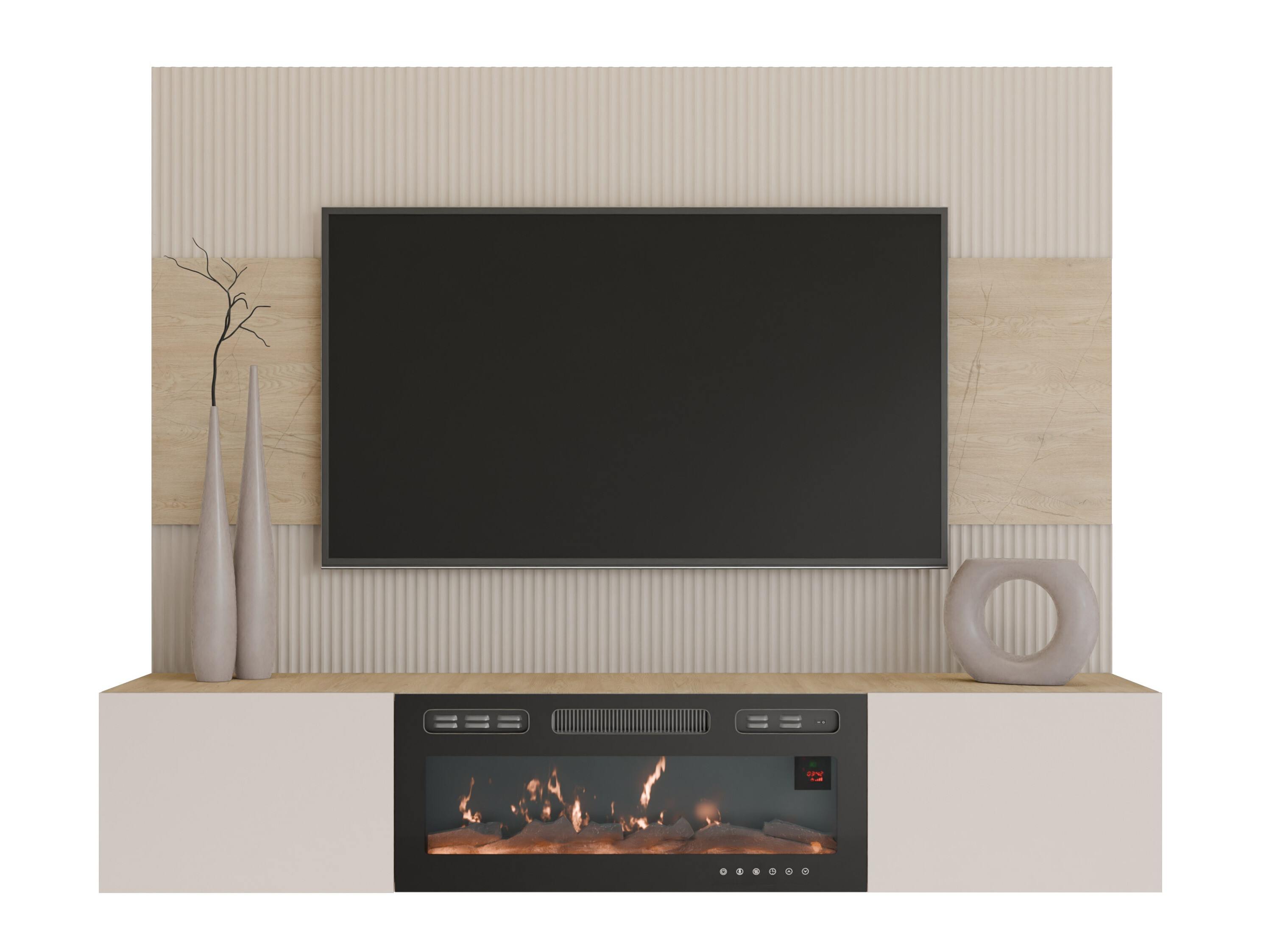 Set de living Comfivo Salix VII (Bej + Stejar Cremona)
