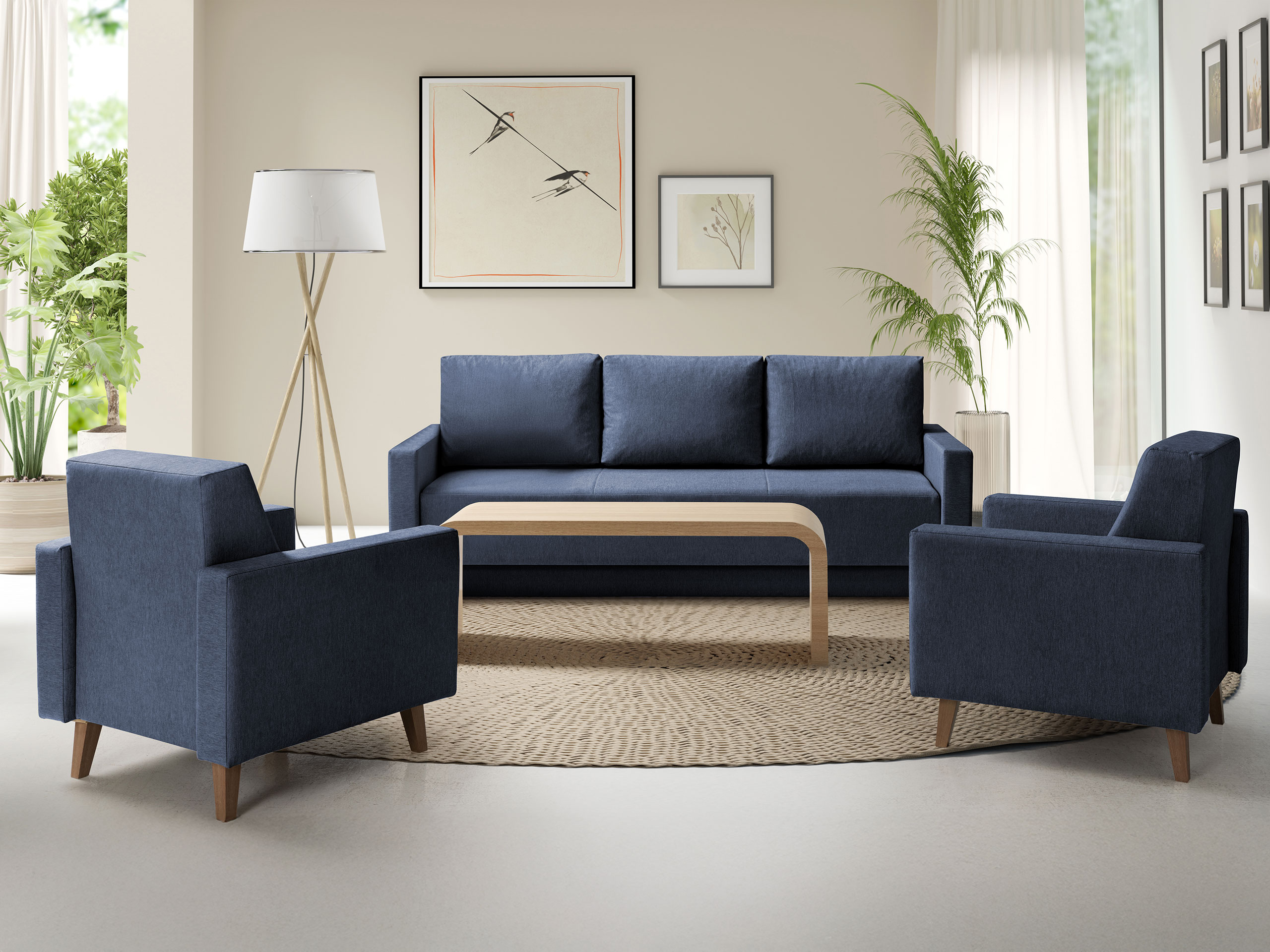 Set mobilier tapițat Delbene 133 (Verita 76)